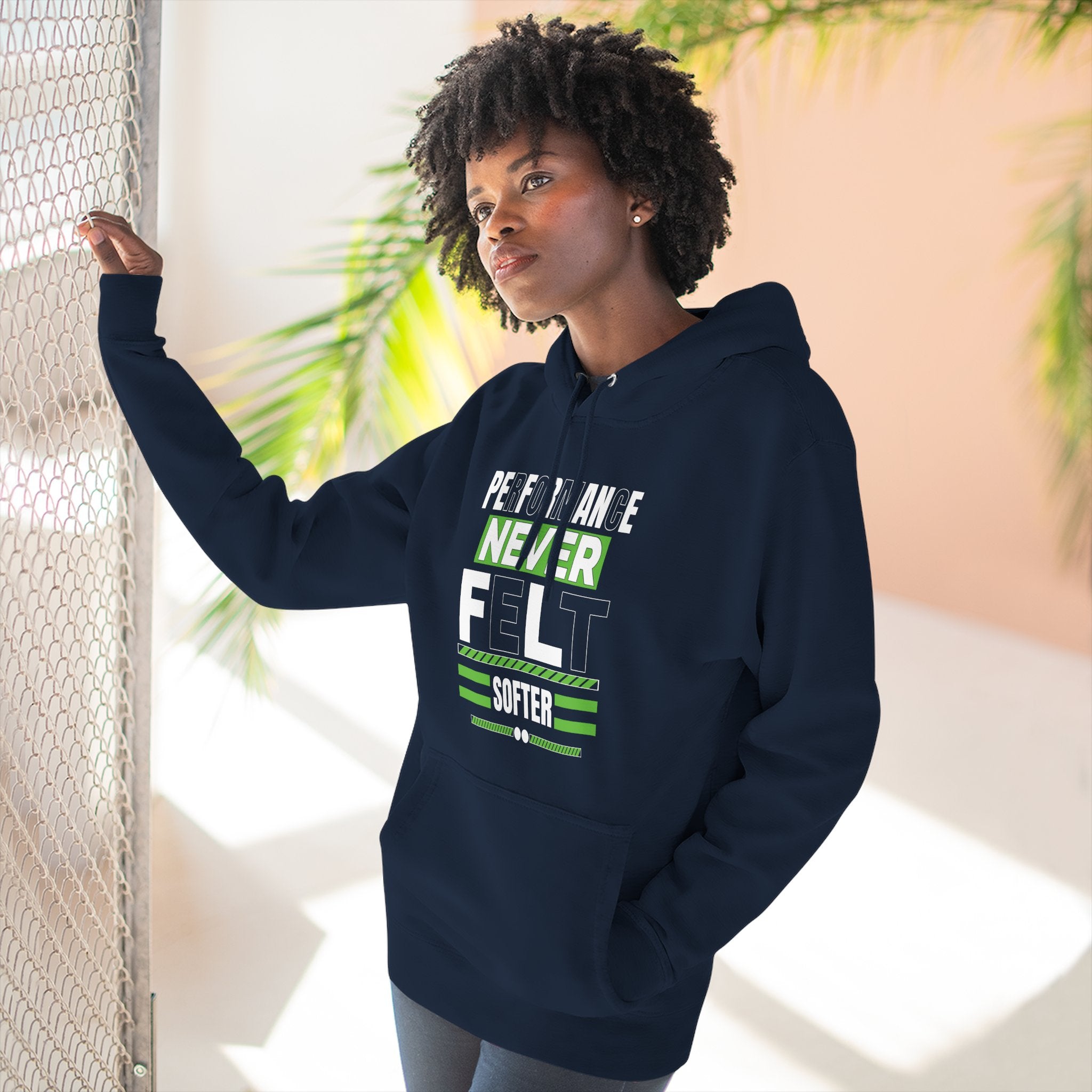 Performance Never Felt Softer - Three-Panel Fleece Hoodie