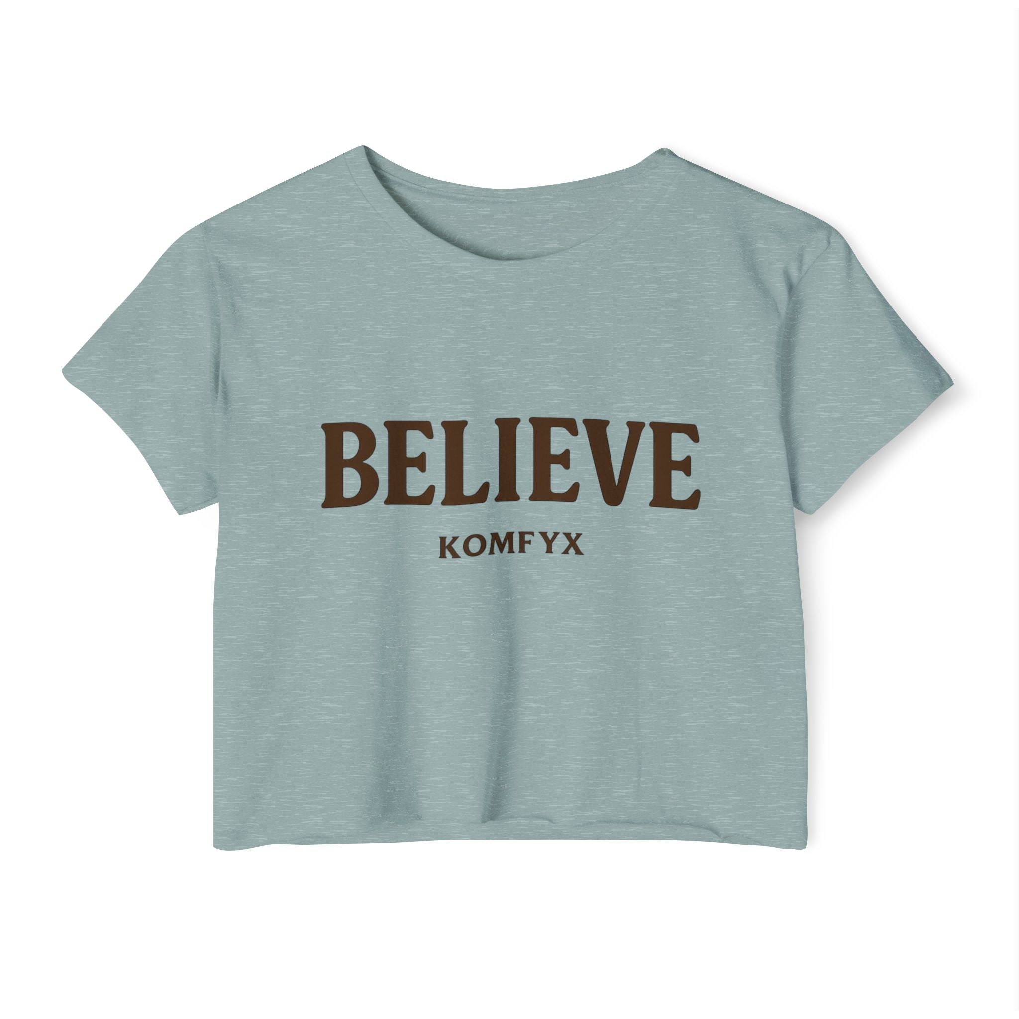 Believe KOMFYX - Women's Festival Crop Top