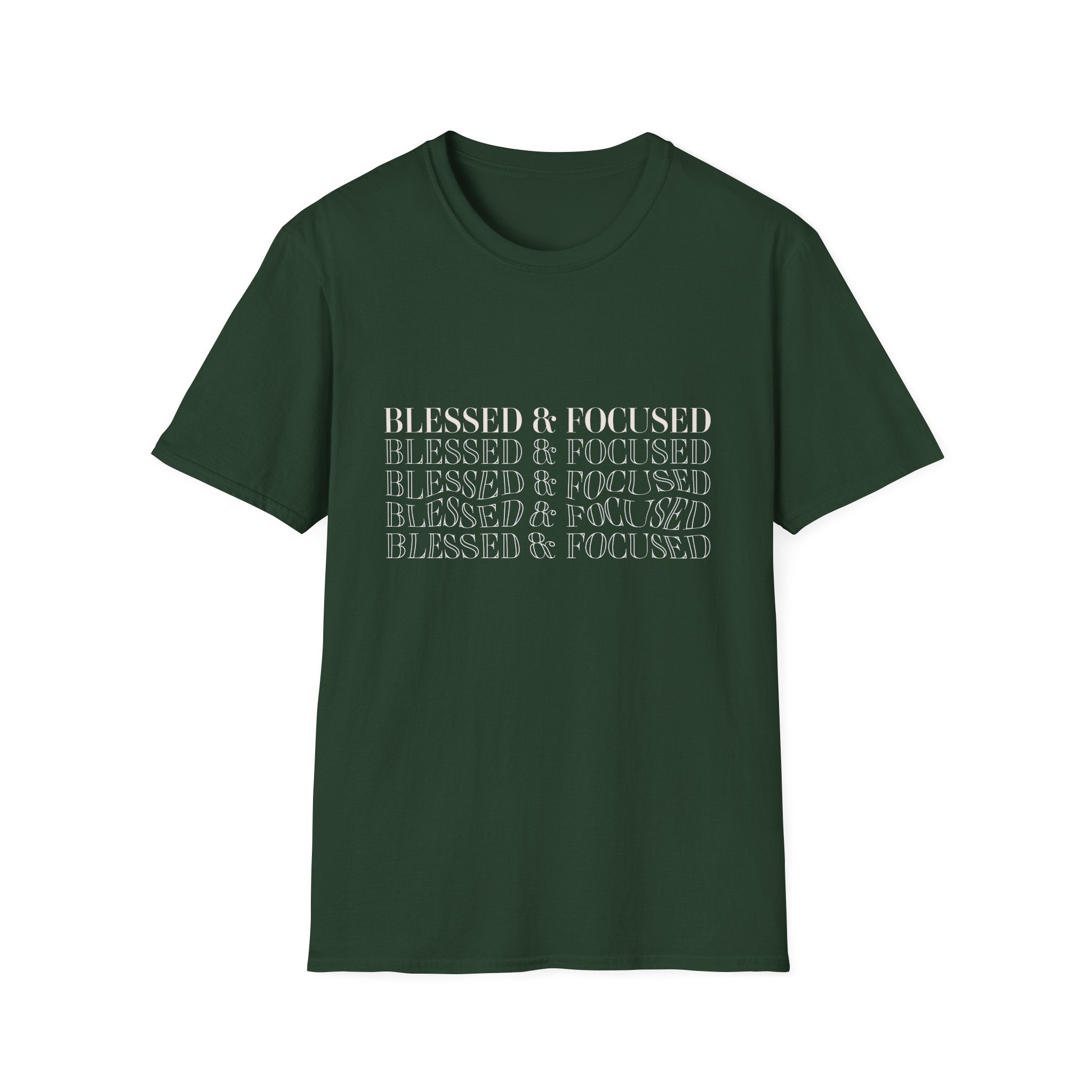 Blessed & Focused -  Soft style T-Shirt
