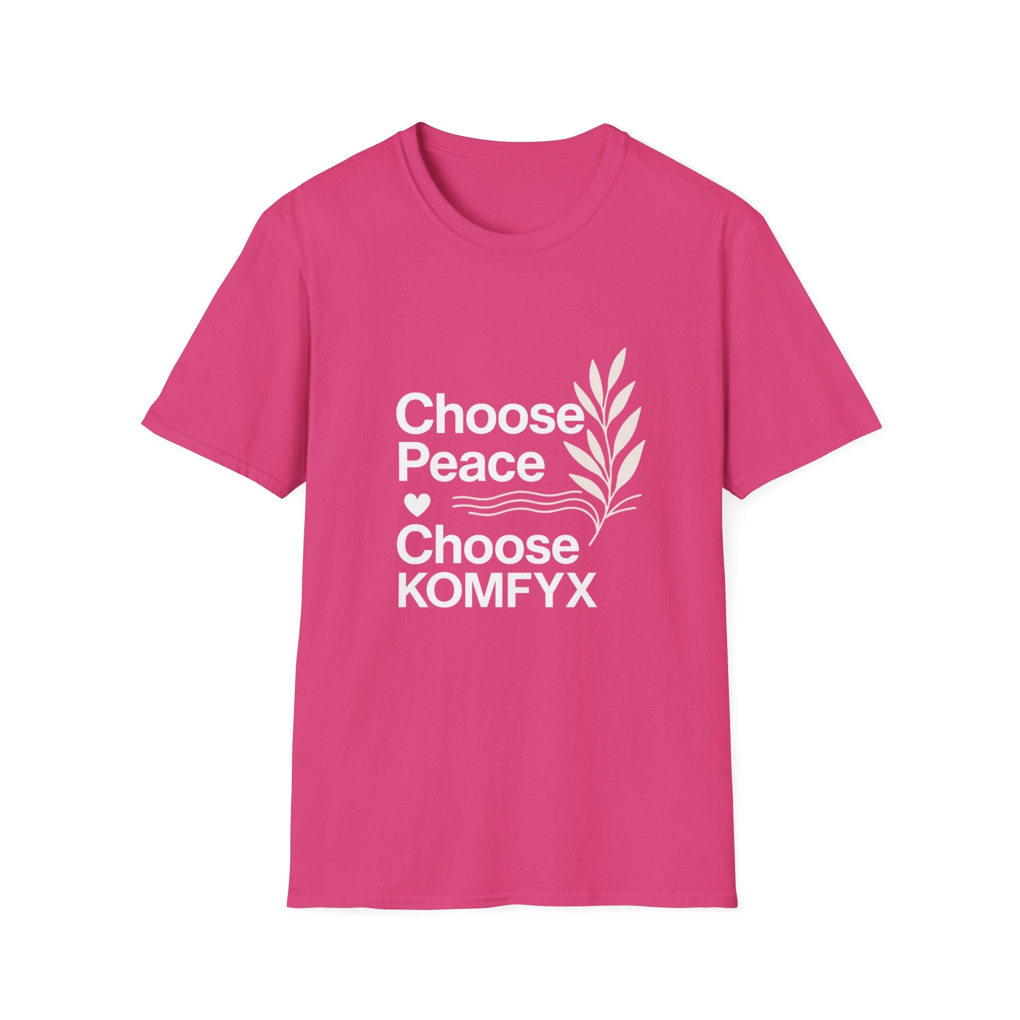 Choose Peace, Choose KOMFYX - Soft Style T-Shirt