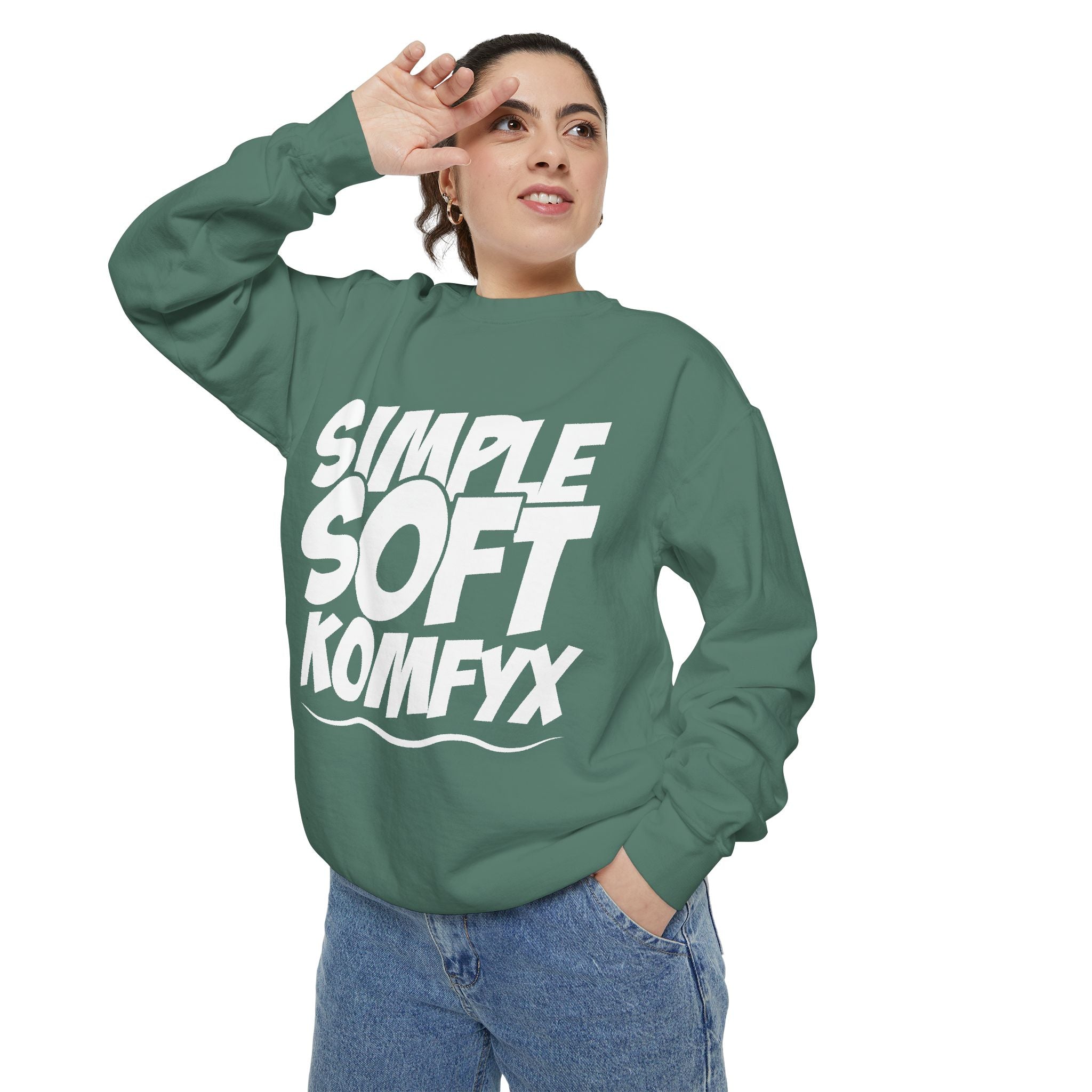 Simple Soft KomfyX - Garment-Dyed Sweatshirt