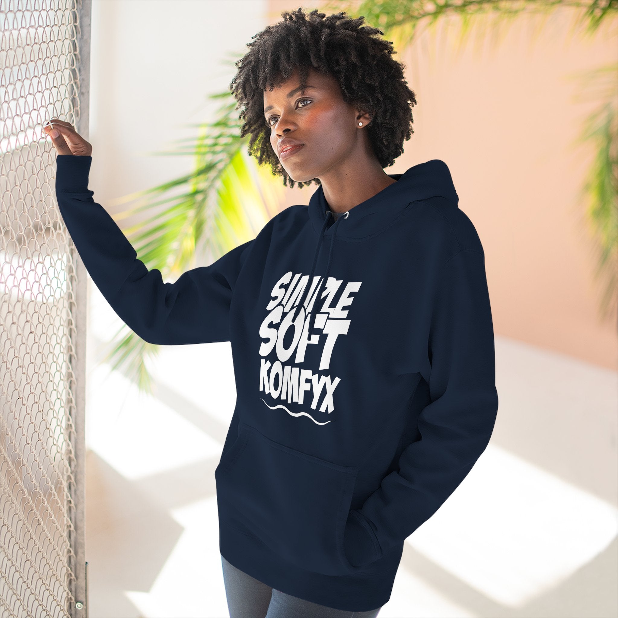 Simple Soft KomfyX - Three-Panel Fleece Hoodie