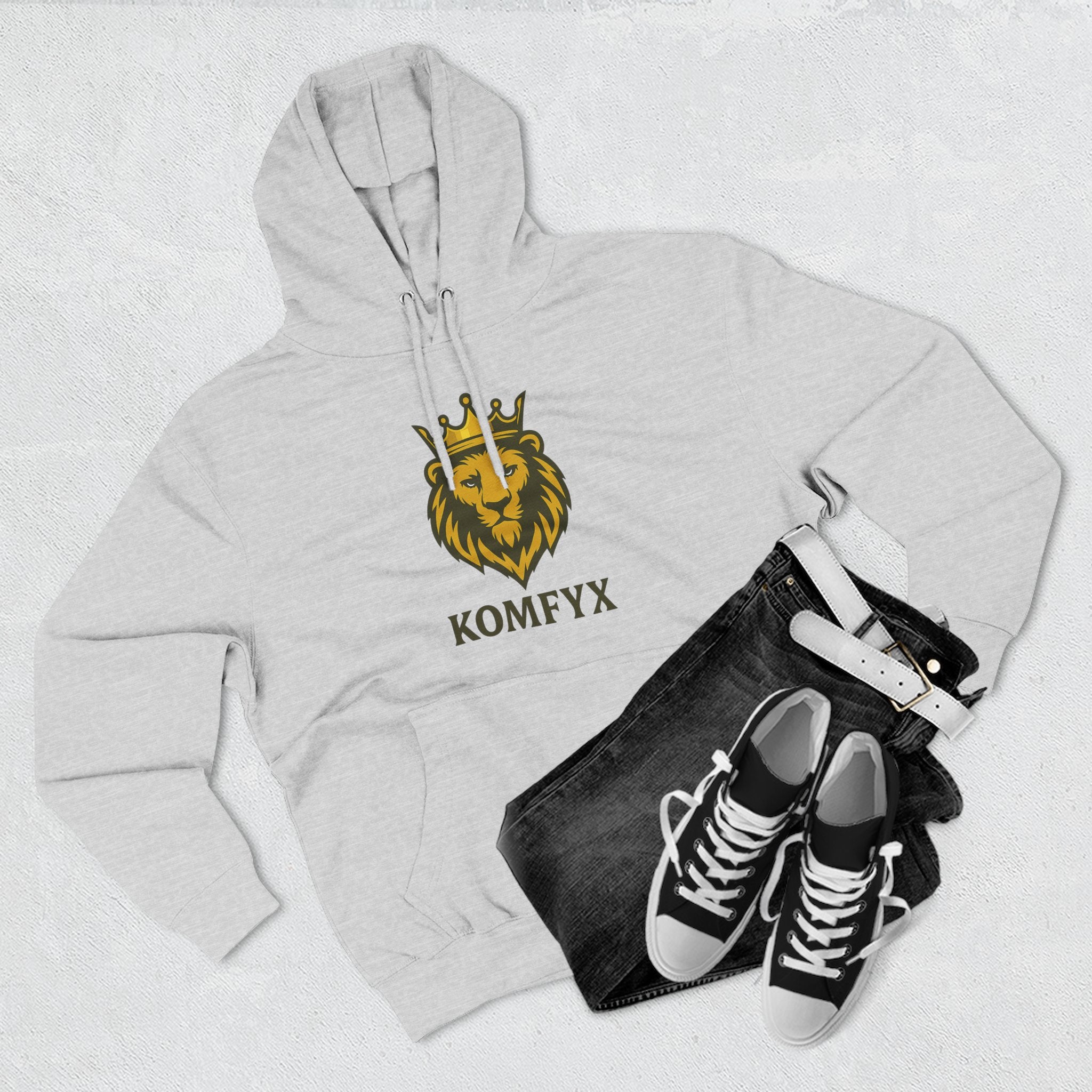 KomfyX - Three-Panel Fleece Hoodie