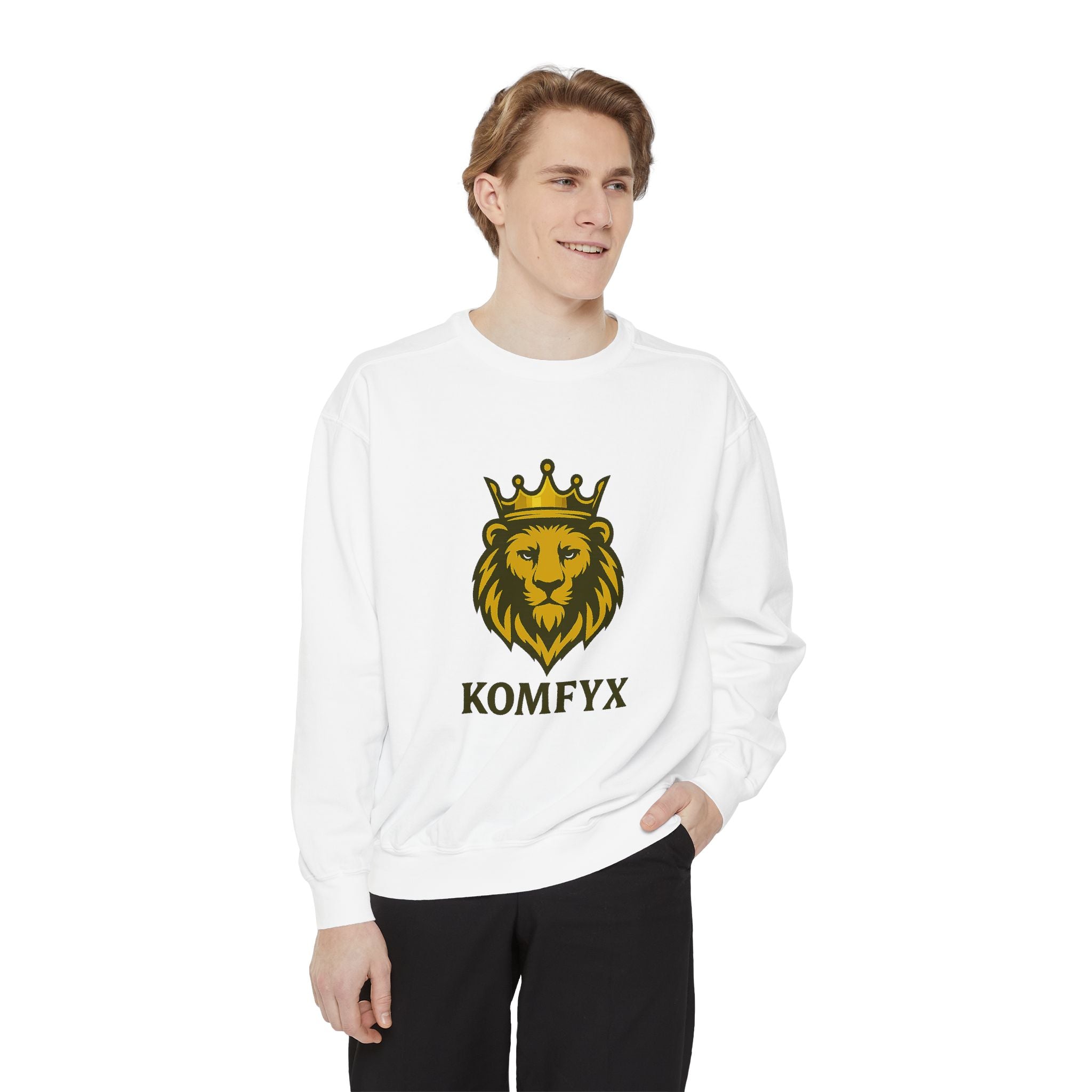 KOMFYX Lion - Garment-Dyed Sweatshirt