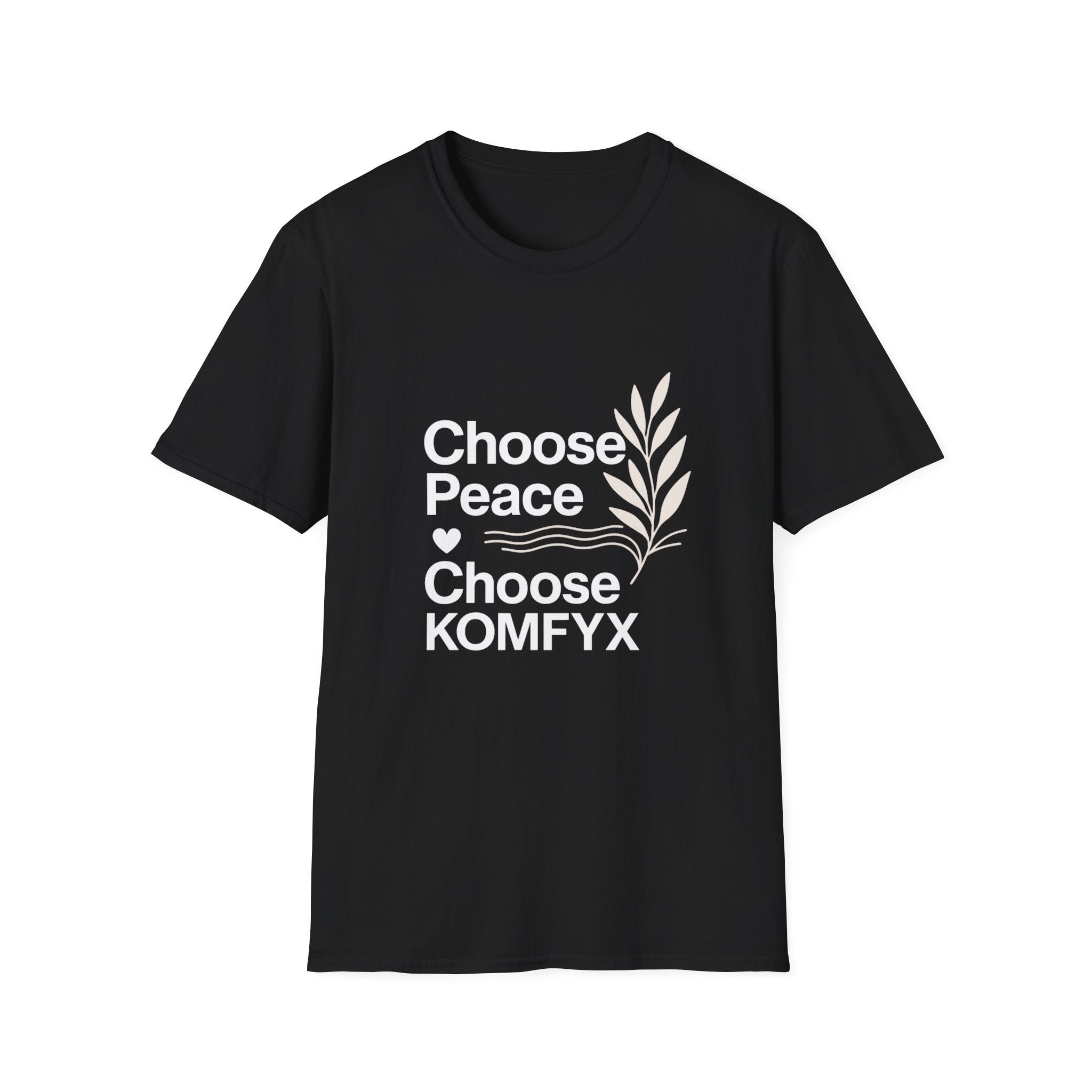 Choose Peace, Choose KOMFYX - Soft Style T-Shirt