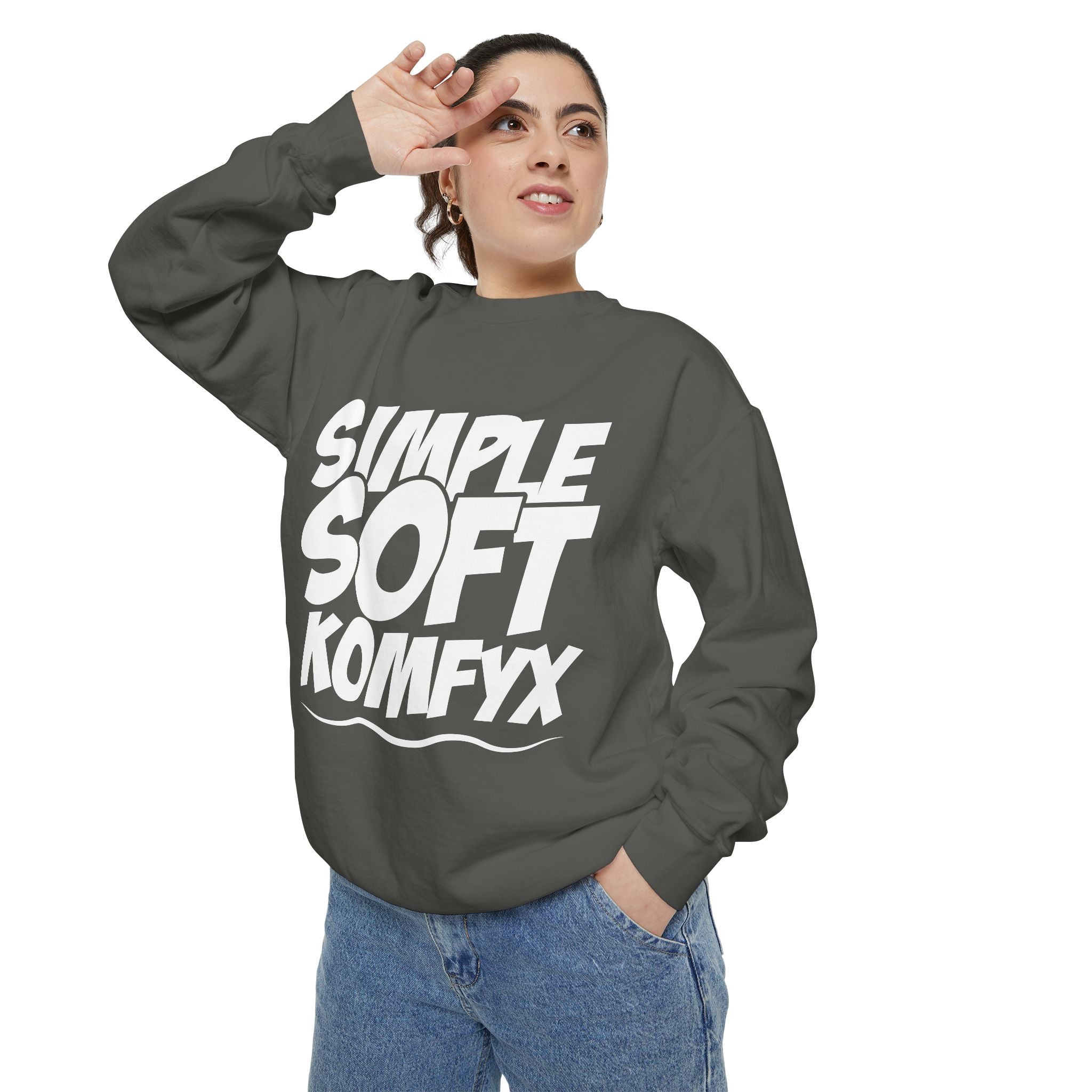 Simple Soft KomfyX - Garment-Dyed Sweatshirt