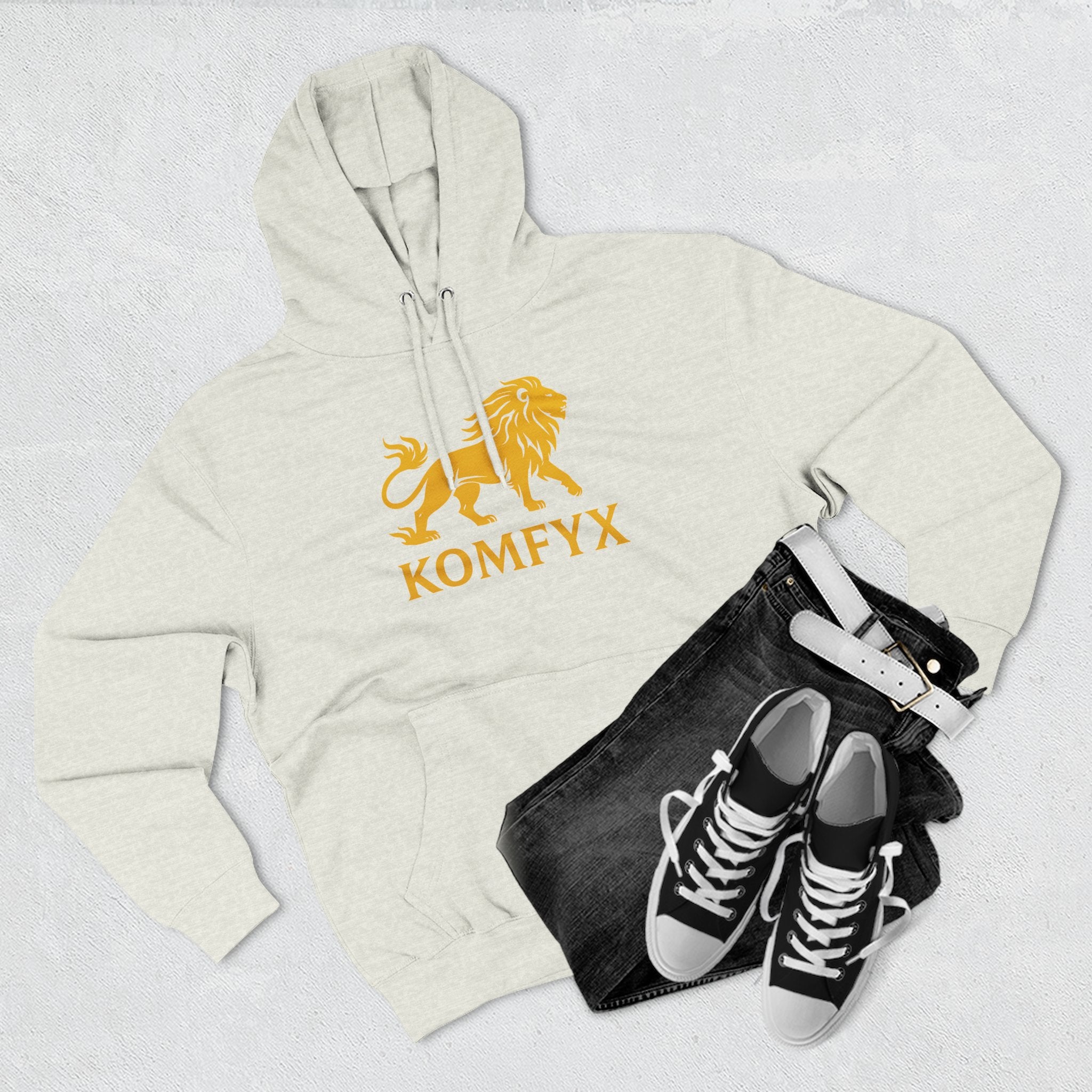 KomfyX - Three-Panel Fleece Hoodie