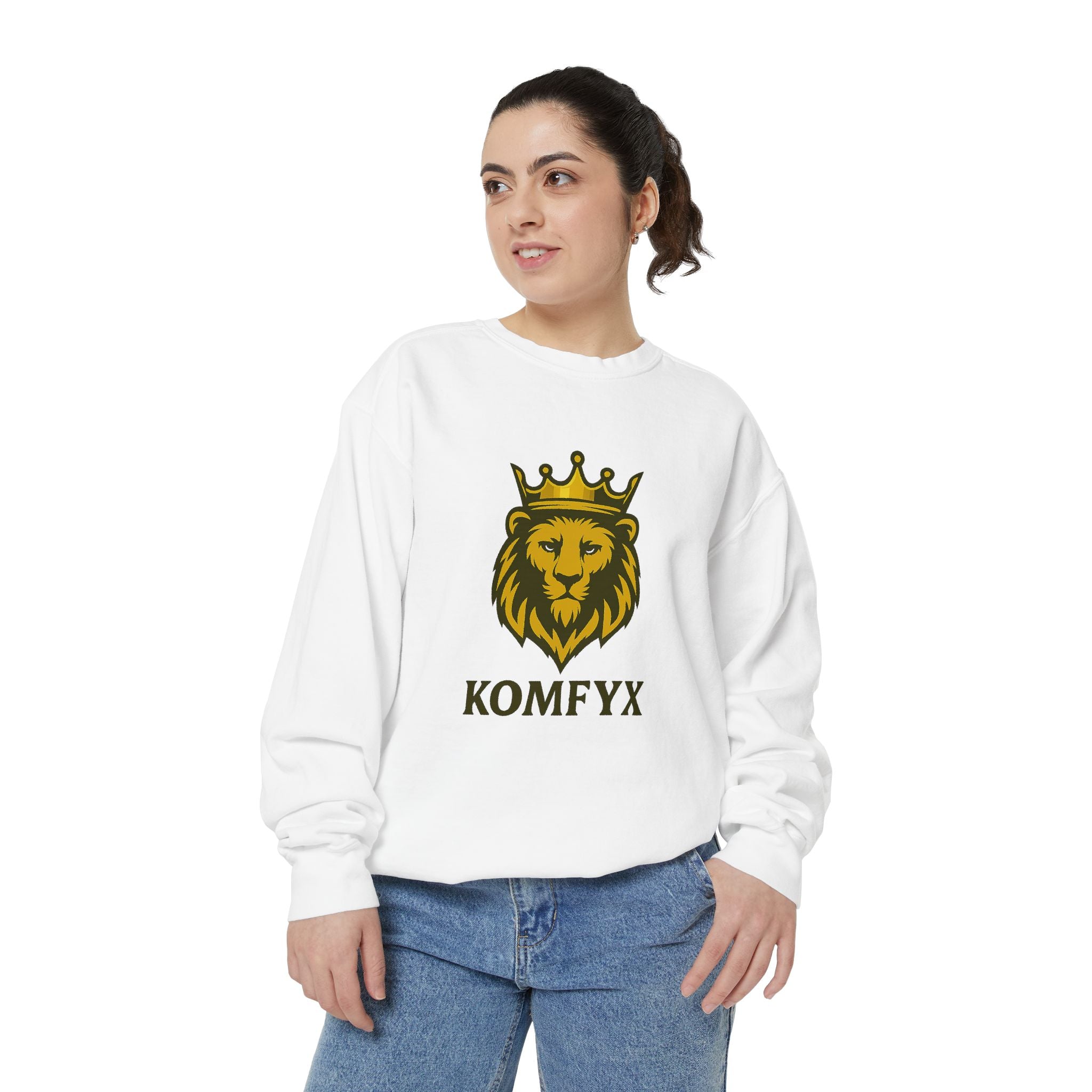 KOMFYX Lion - Garment-Dyed Sweatshirt