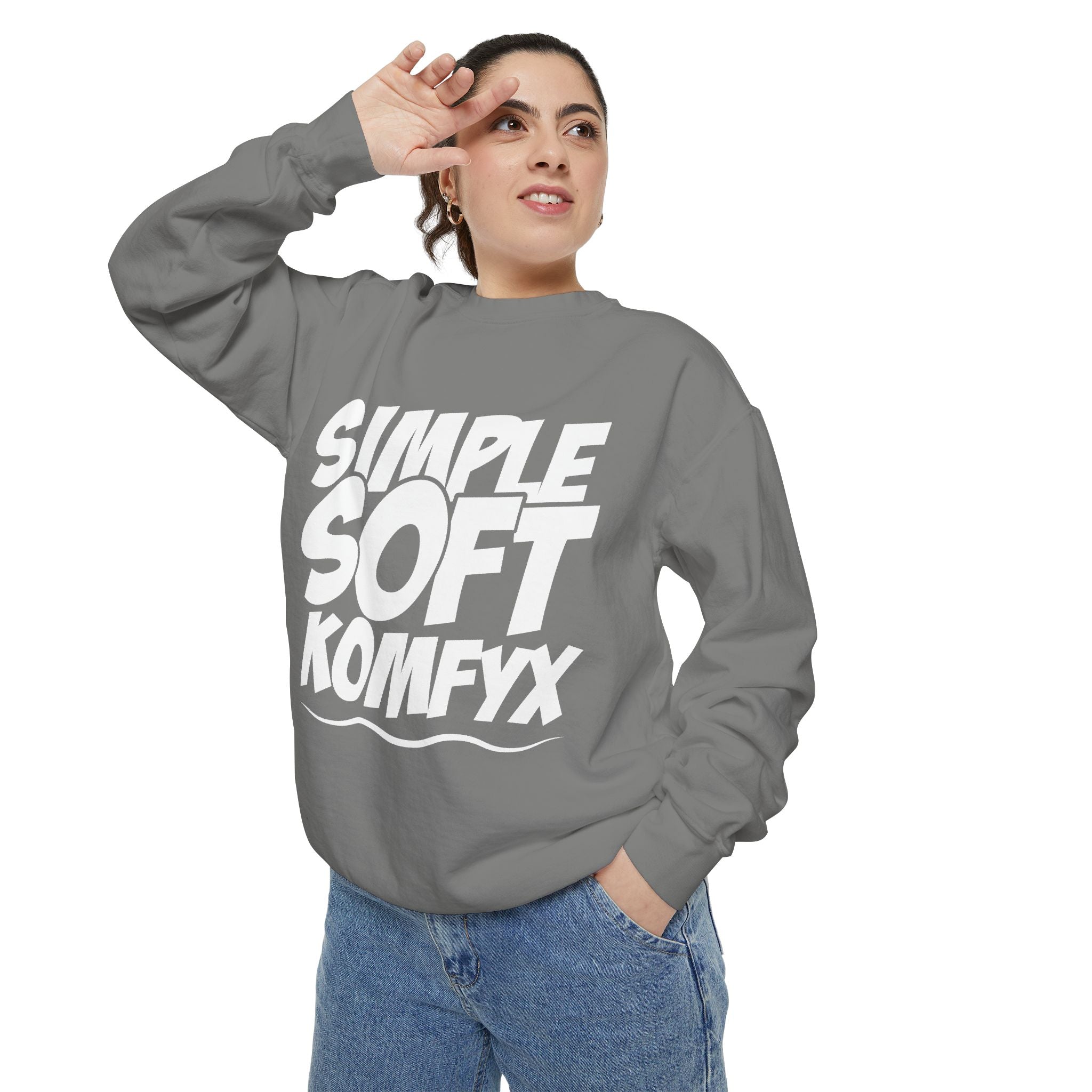 Simple Soft KomfyX - Garment-Dyed Sweatshirt