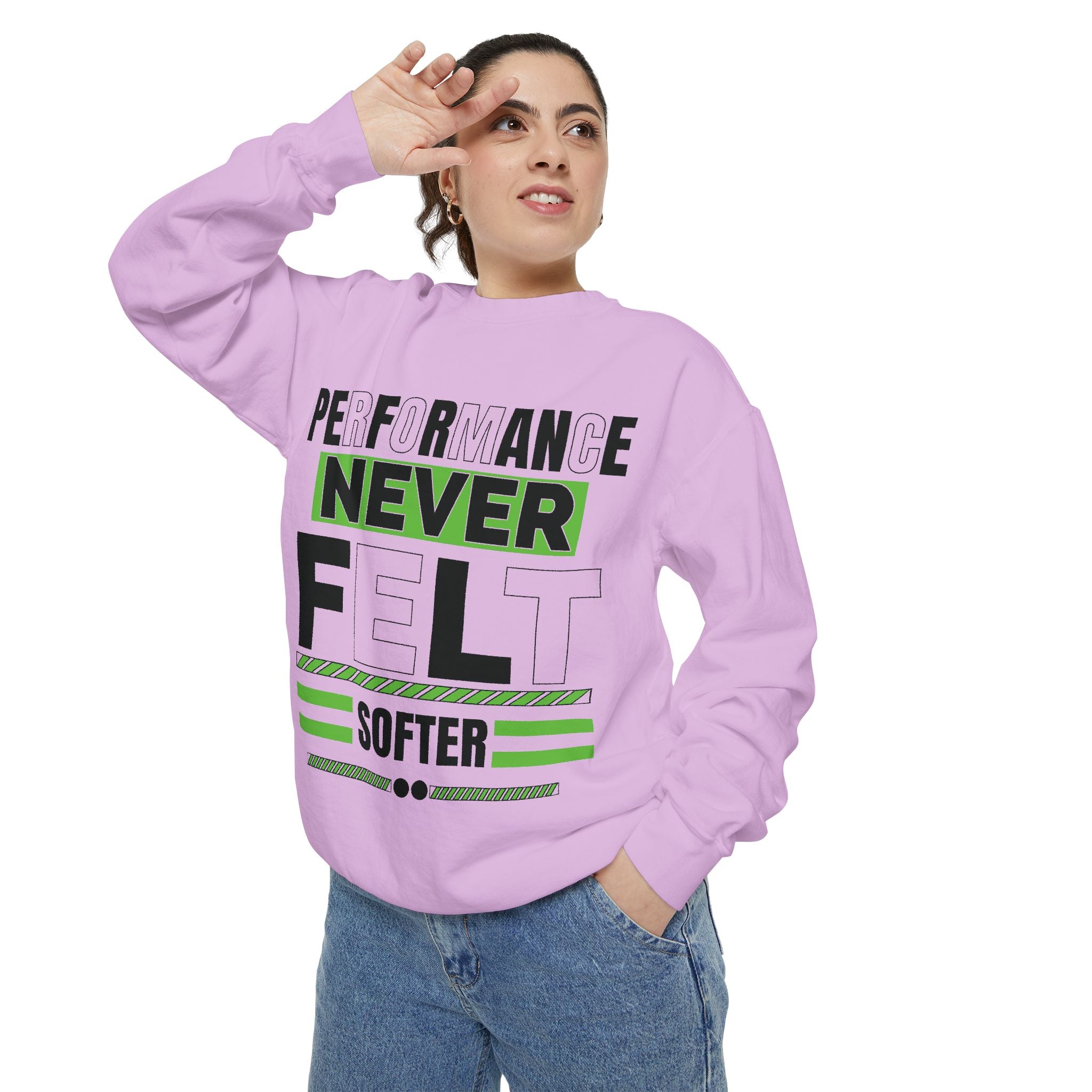 Performance Never Felt Softer - Garment-Dyed Sweatshirt