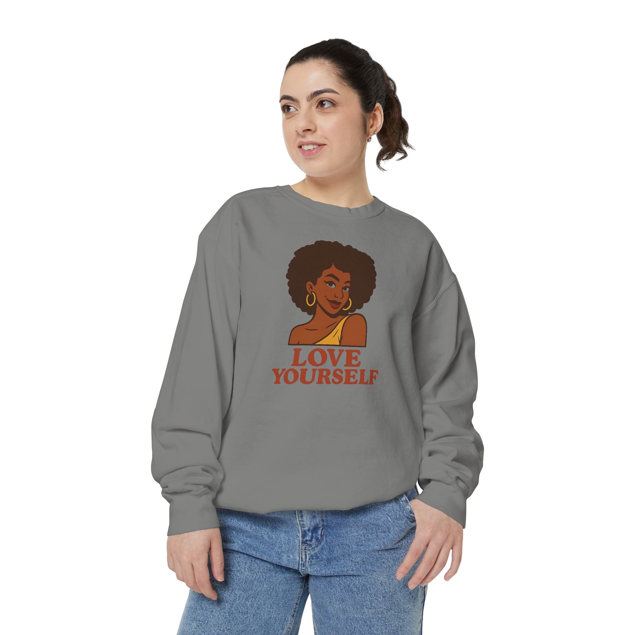 Love Yourself - Garment-Dyed Sweatshirt