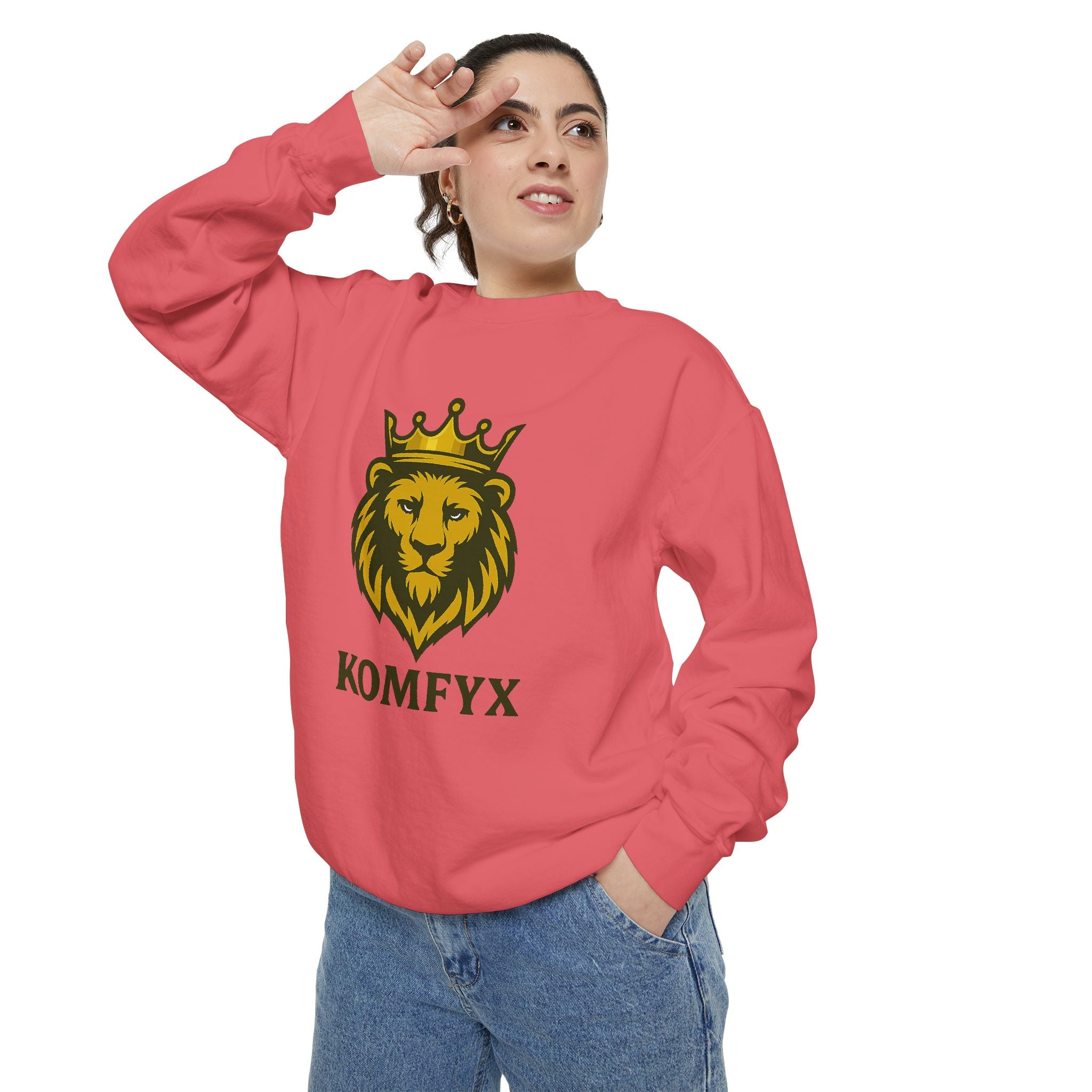 KOMFYX Lion - Garment-Dyed Sweatshirt