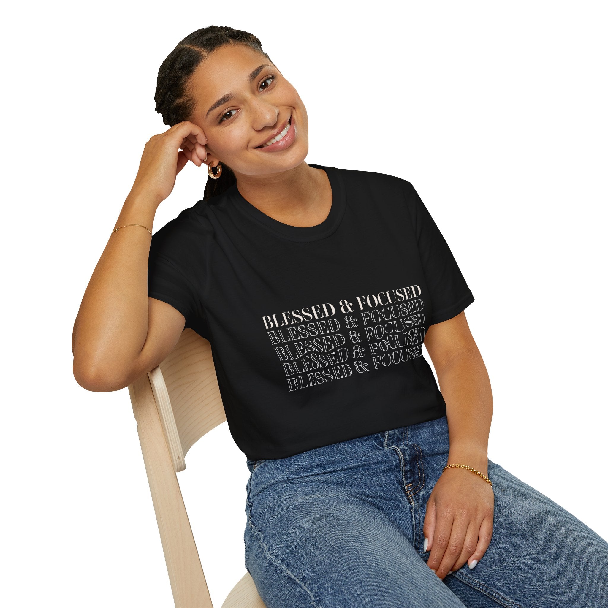 Blessed & Focused -  Soft style T-Shirt