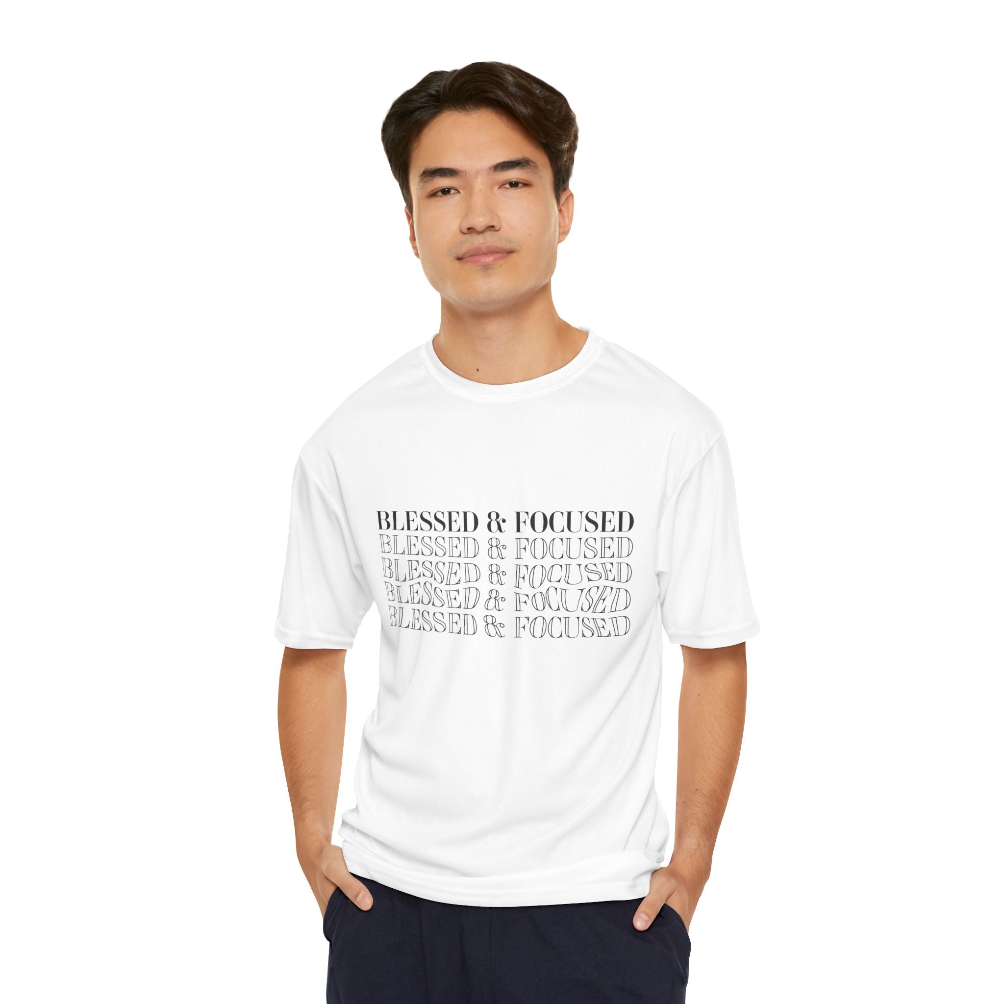 Blessed & Focused - Men's Performance T-Shirt