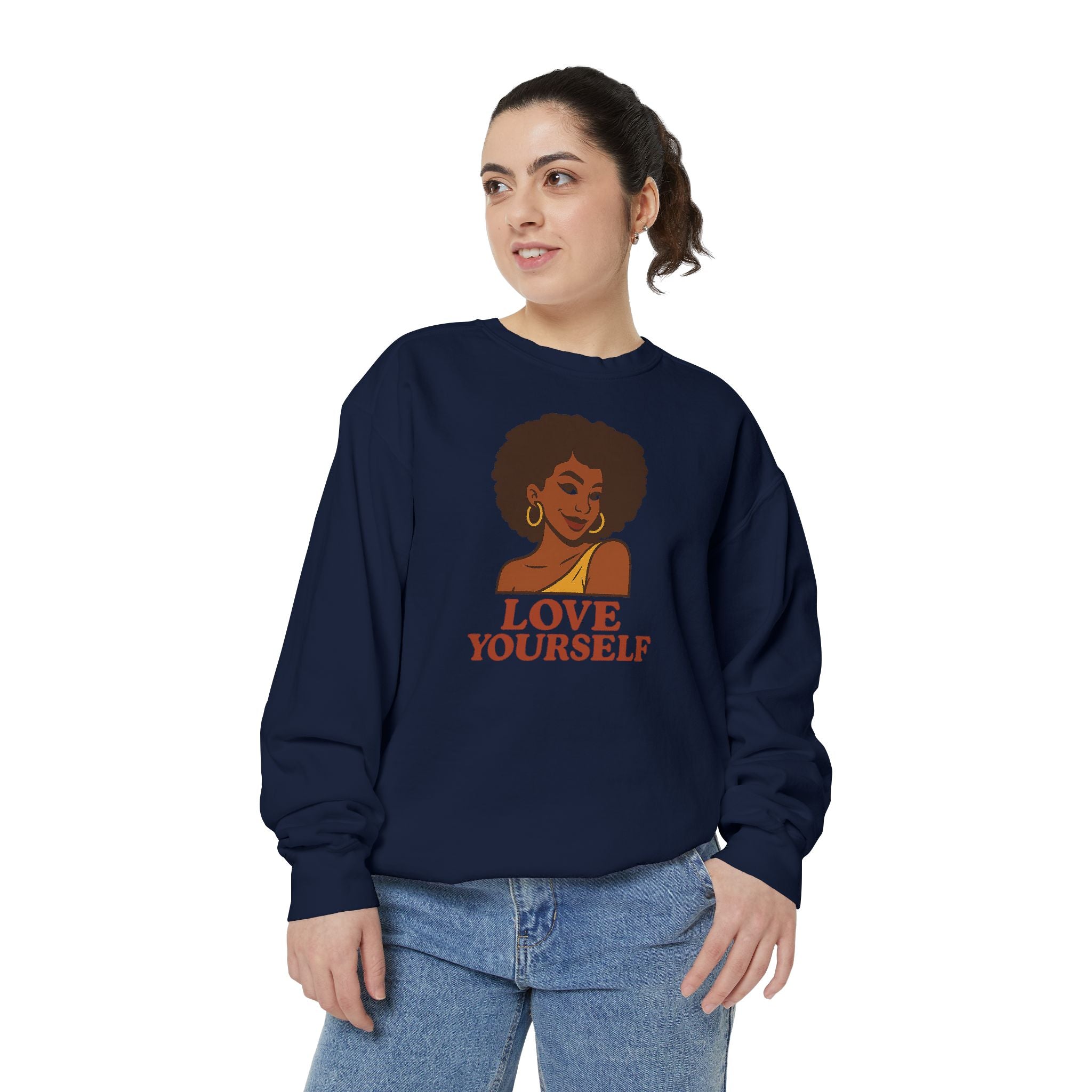 Love Yourself - Garment-Dyed Sweatshirt