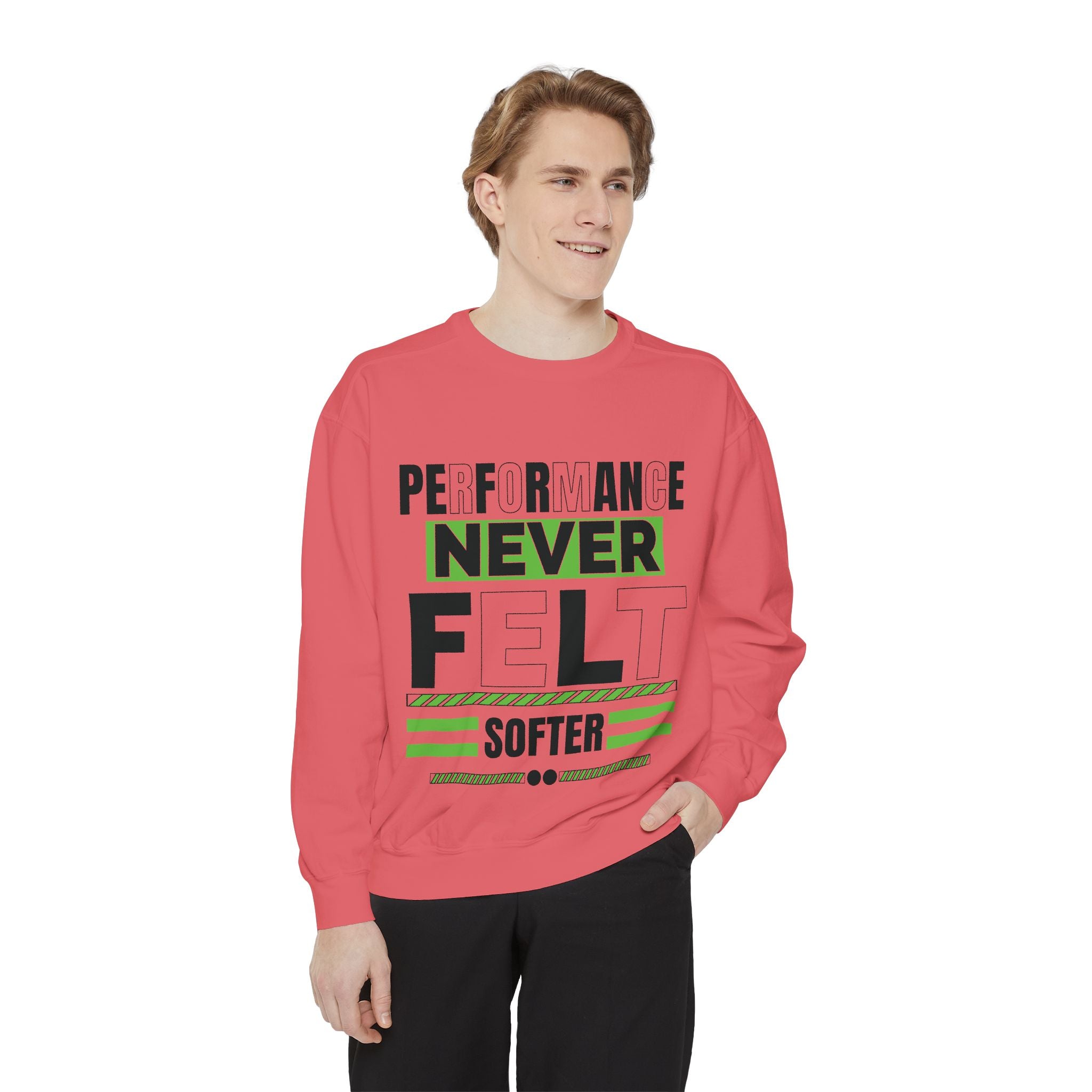 Performance Never Felt Softer - Garment-Dyed Sweatshirt