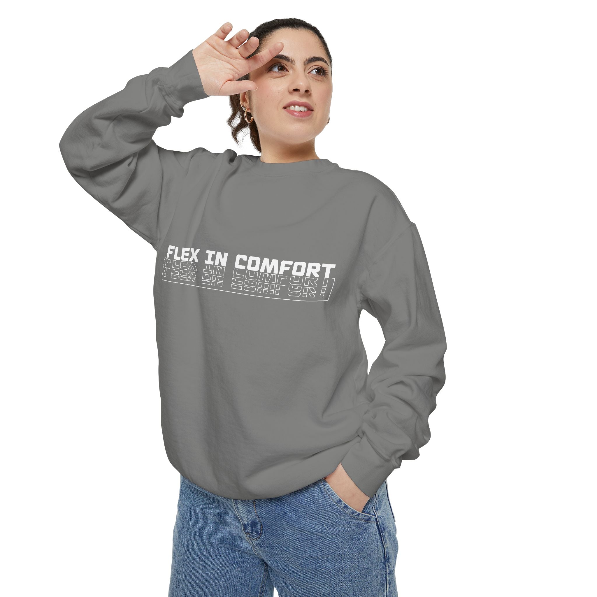 Flex In Comfort - Garment-Dyed Sweatshirt