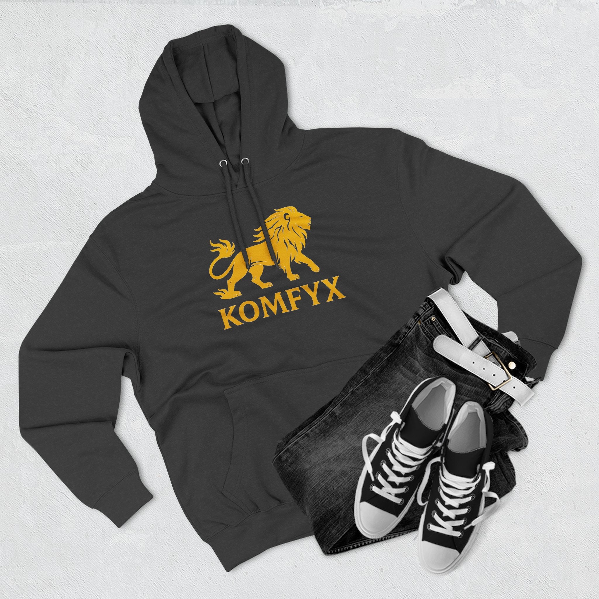 KomfyX - Three-Panel Fleece Hoodie