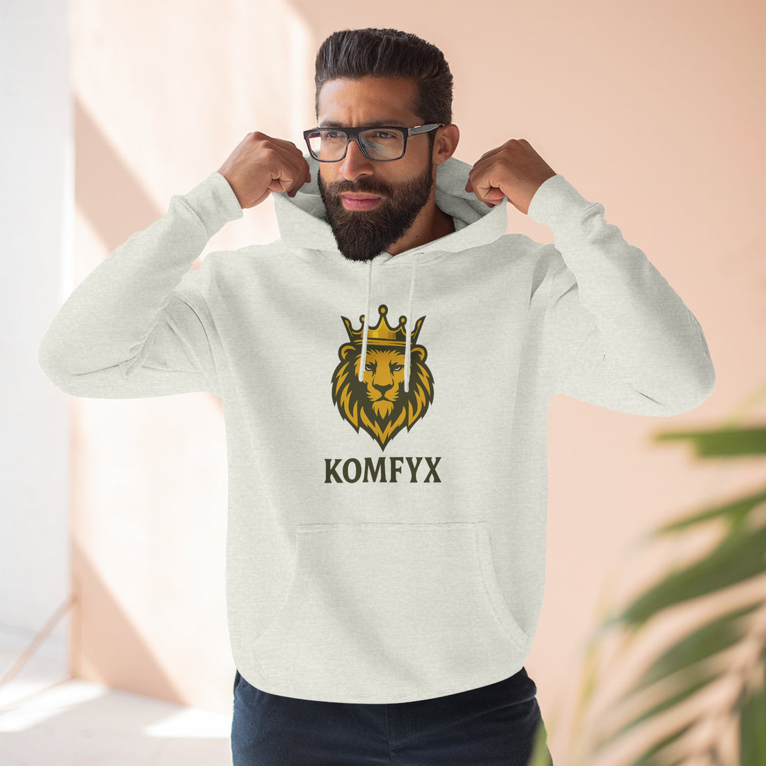KomfyX - Three-Panel Fleece Hoodie