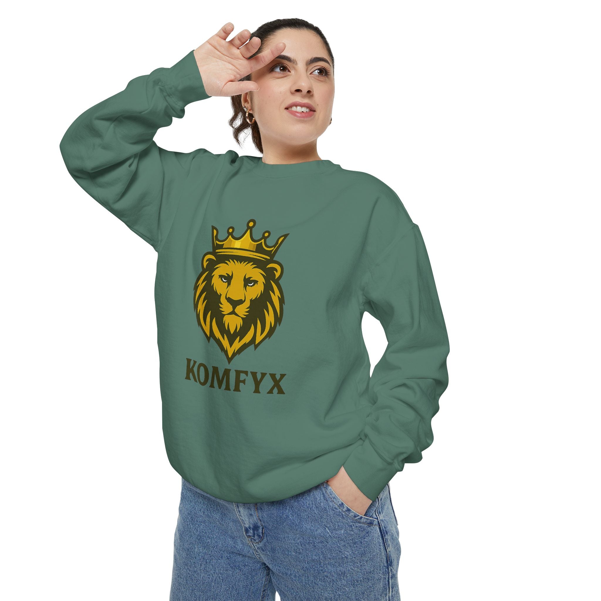 KOMFYX Lion - Garment-Dyed Sweatshirt
