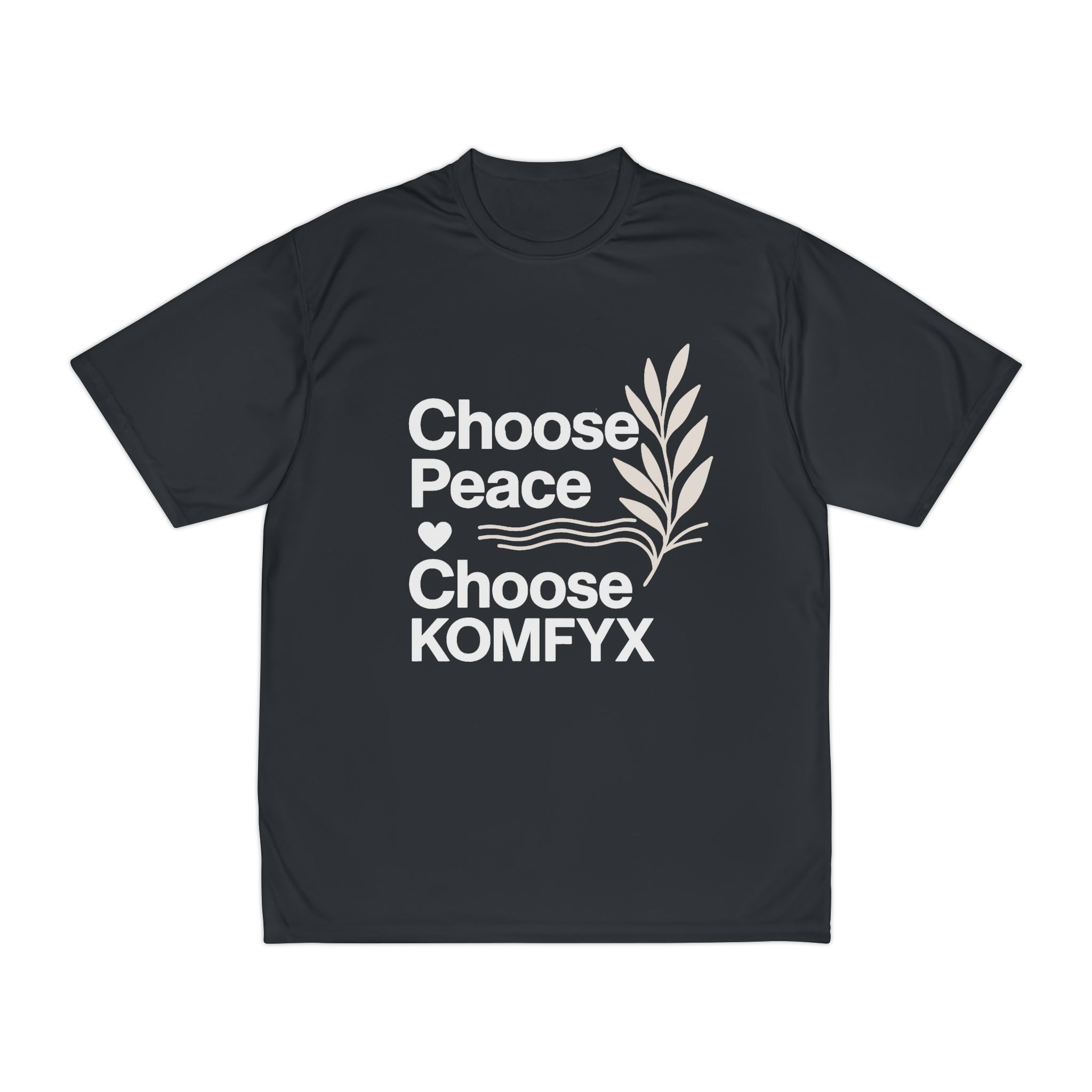 Choose Peace, Choose KOMFYX - Men's Performance T-Shirt