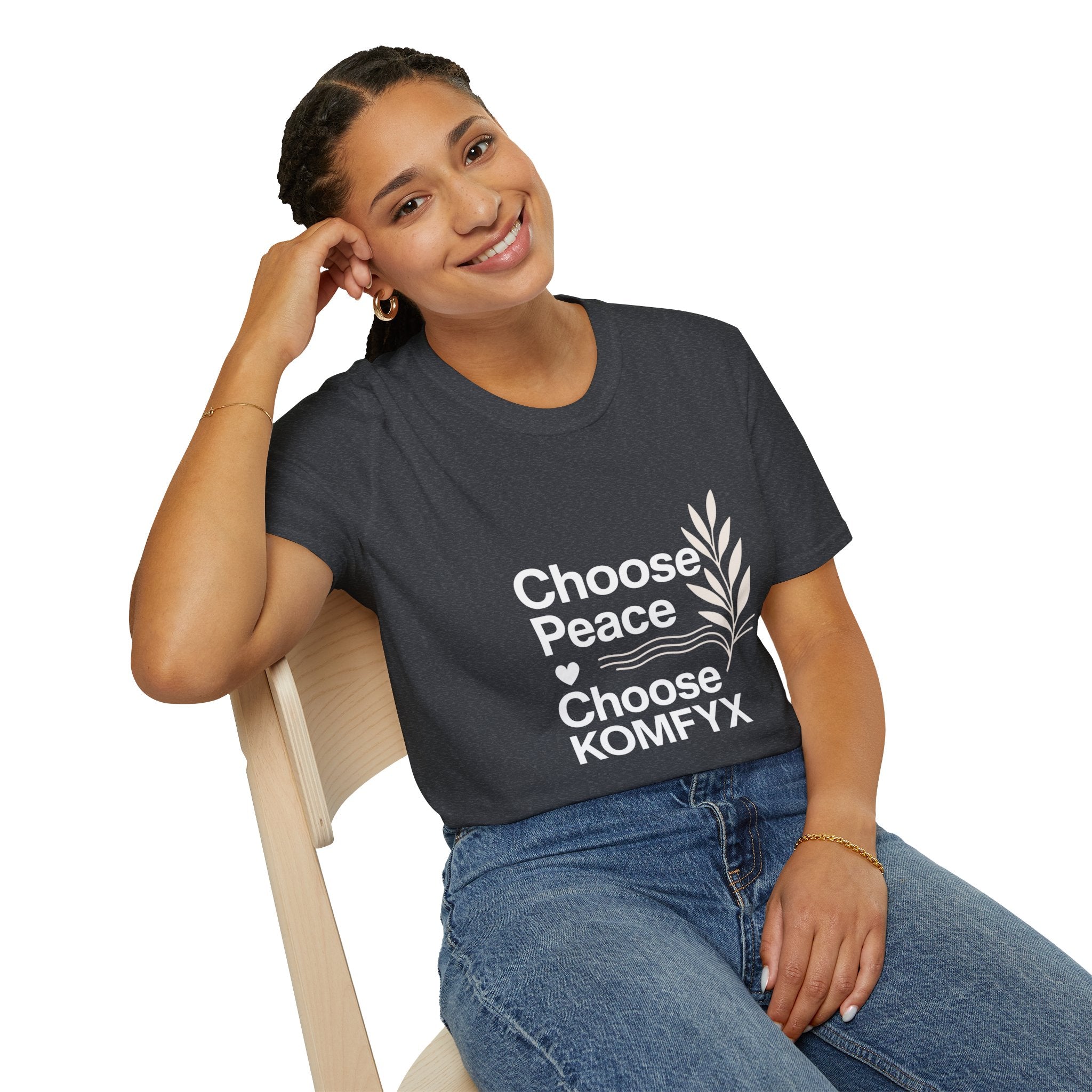 Choose Peace, Choose KOMFYX - Soft Style T-Shirt
