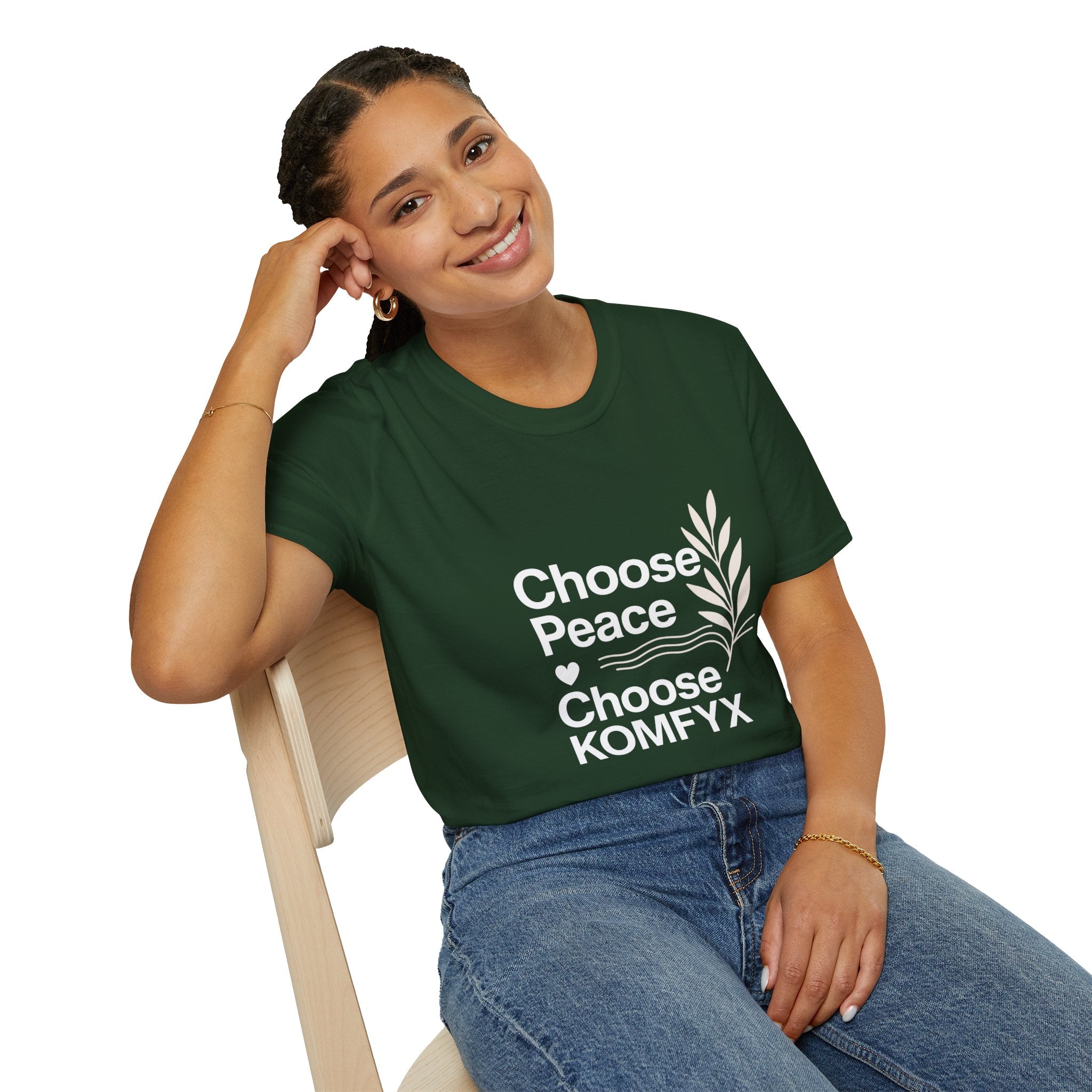 Choose Peace, Choose KOMFYX - Soft Style T-Shirt