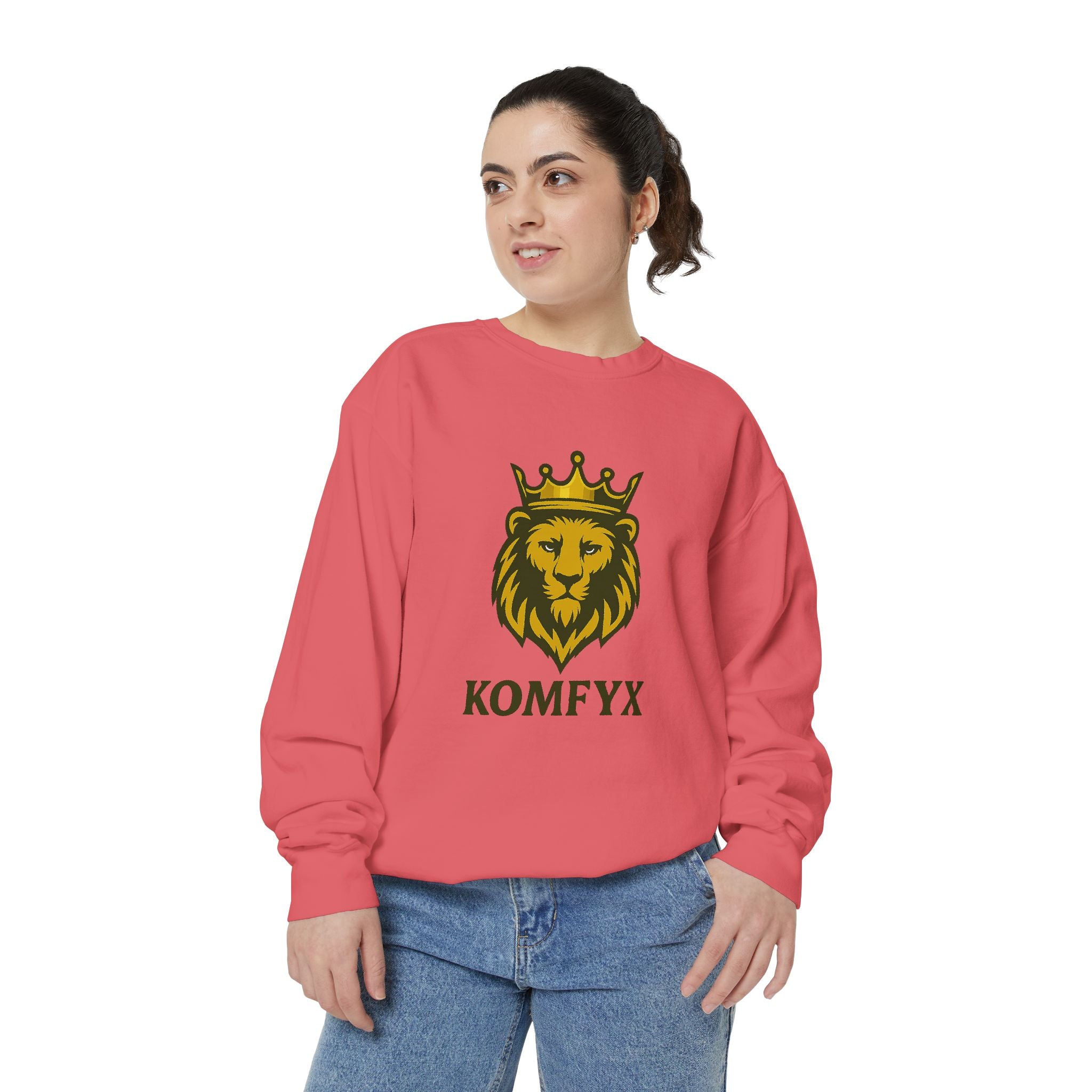 KOMFYX Lion - Garment-Dyed Sweatshirt