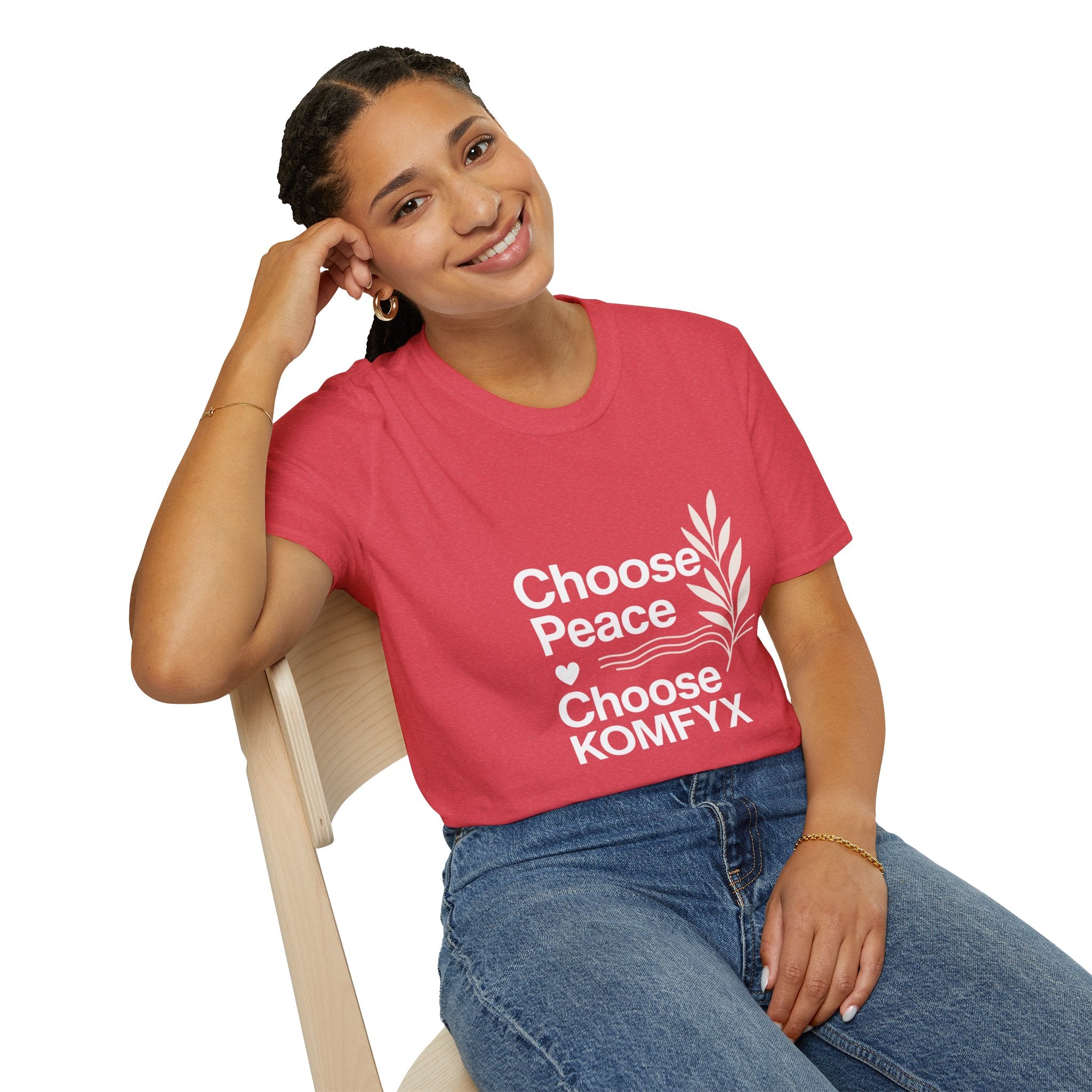 Choose Peace, Choose KOMFYX - Soft Style T-Shirt