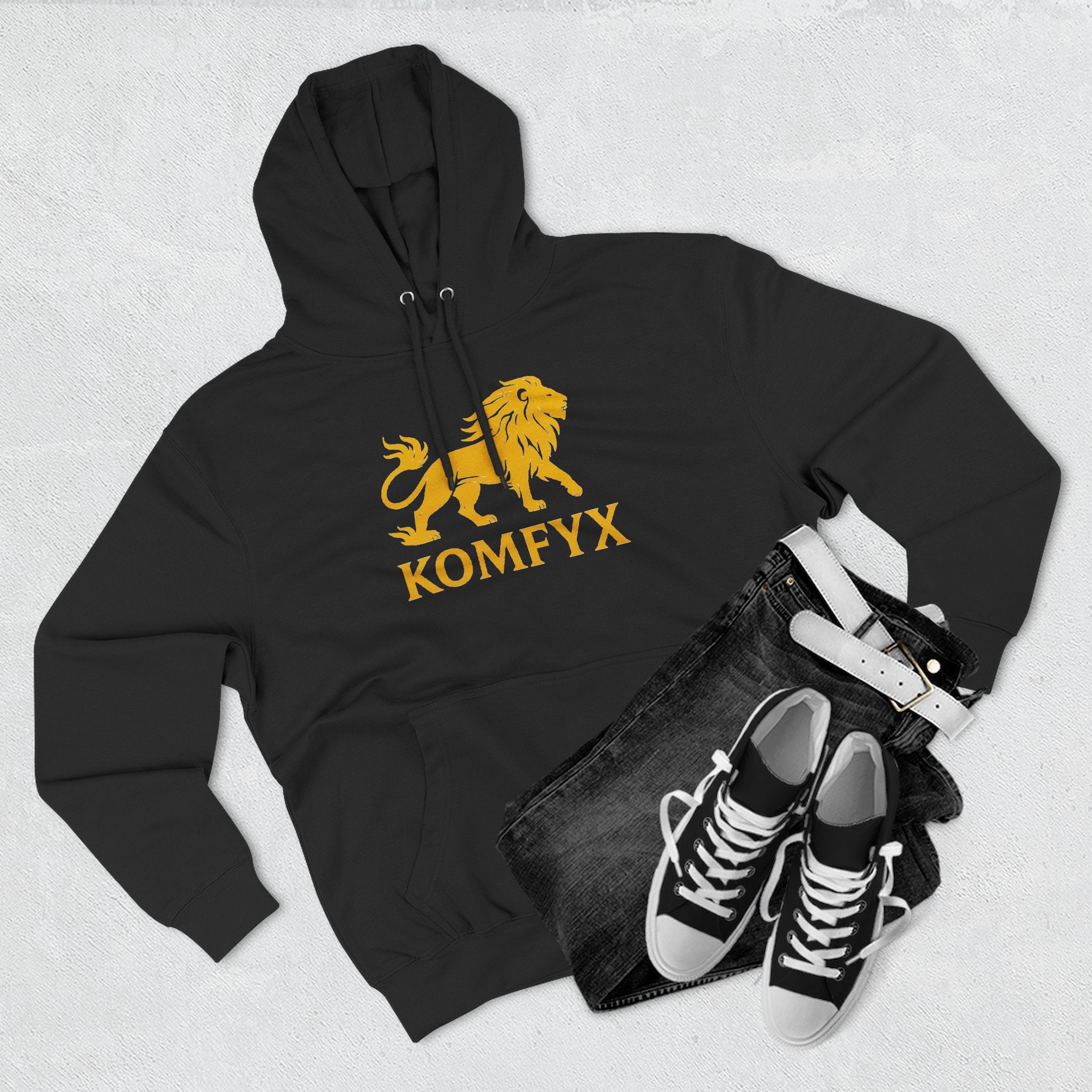 KomfyX - Three-Panel Fleece Hoodie