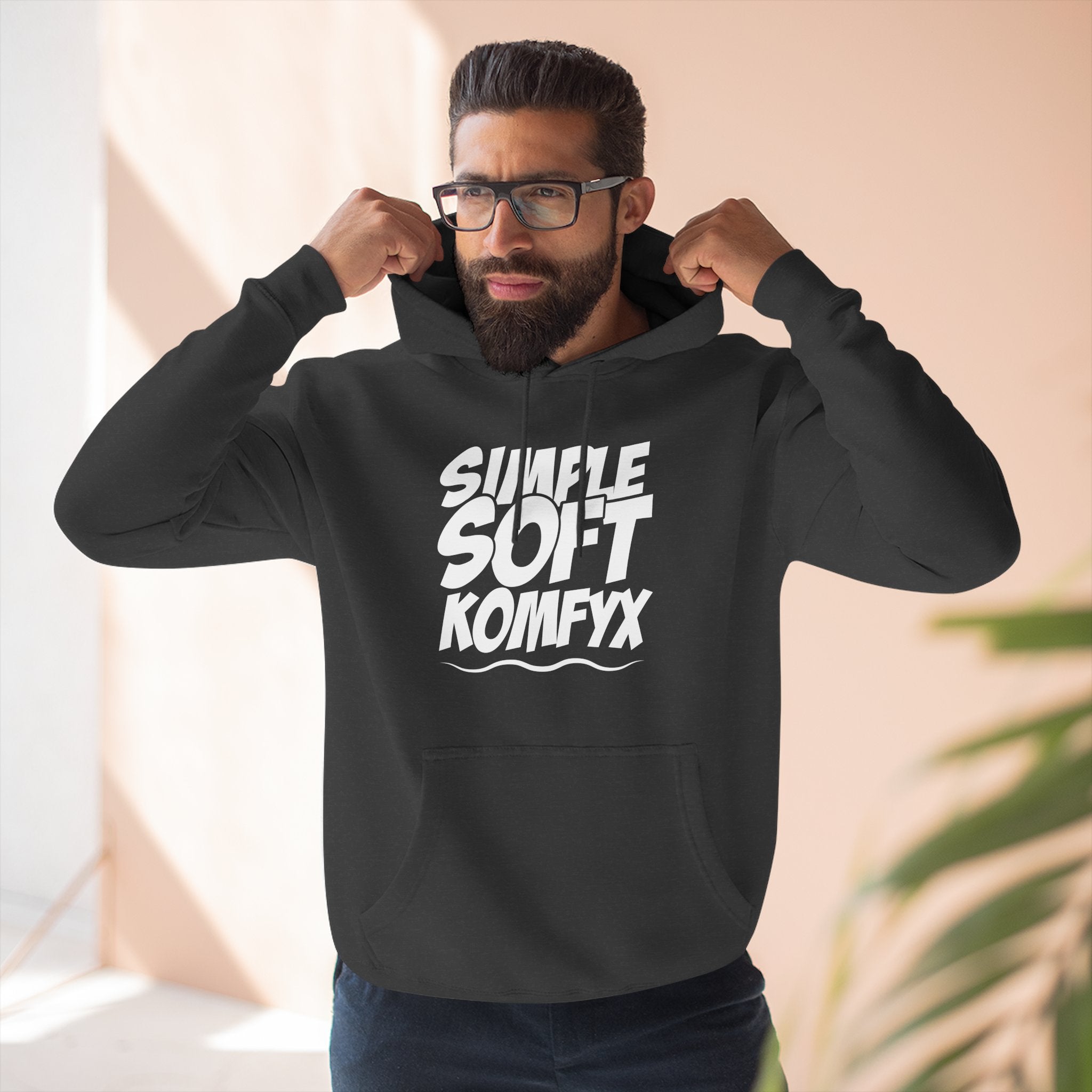 Simple Soft KomfyX - Three-Panel Fleece Hoodie