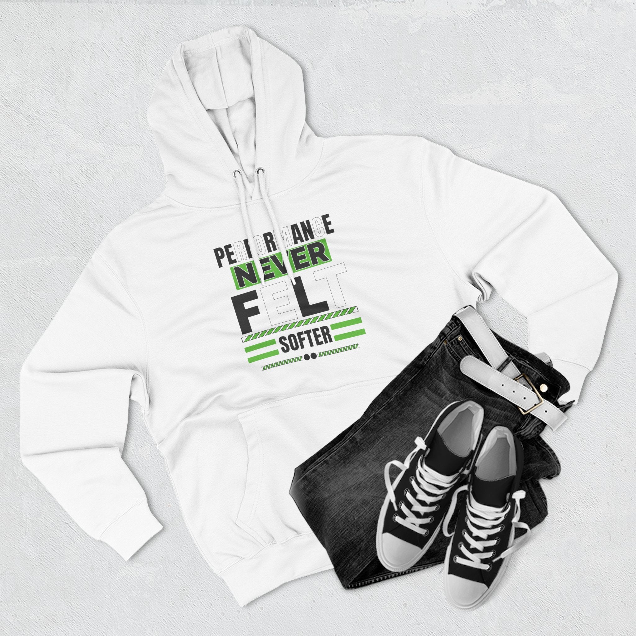 Performance Never Felt Softer - Three-Panel Fleece Hoodie