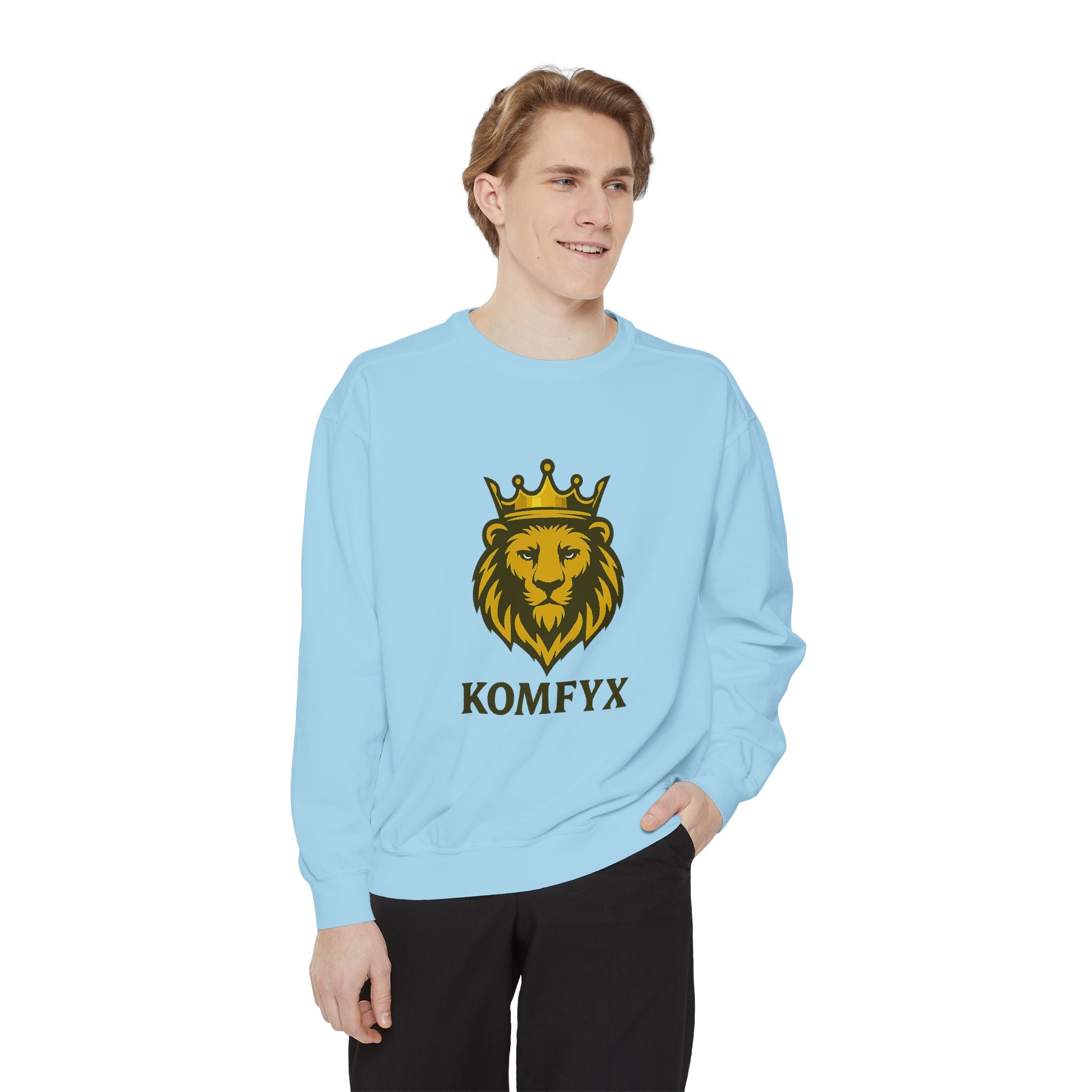 KOMFYX Lion - Garment-Dyed Sweatshirt