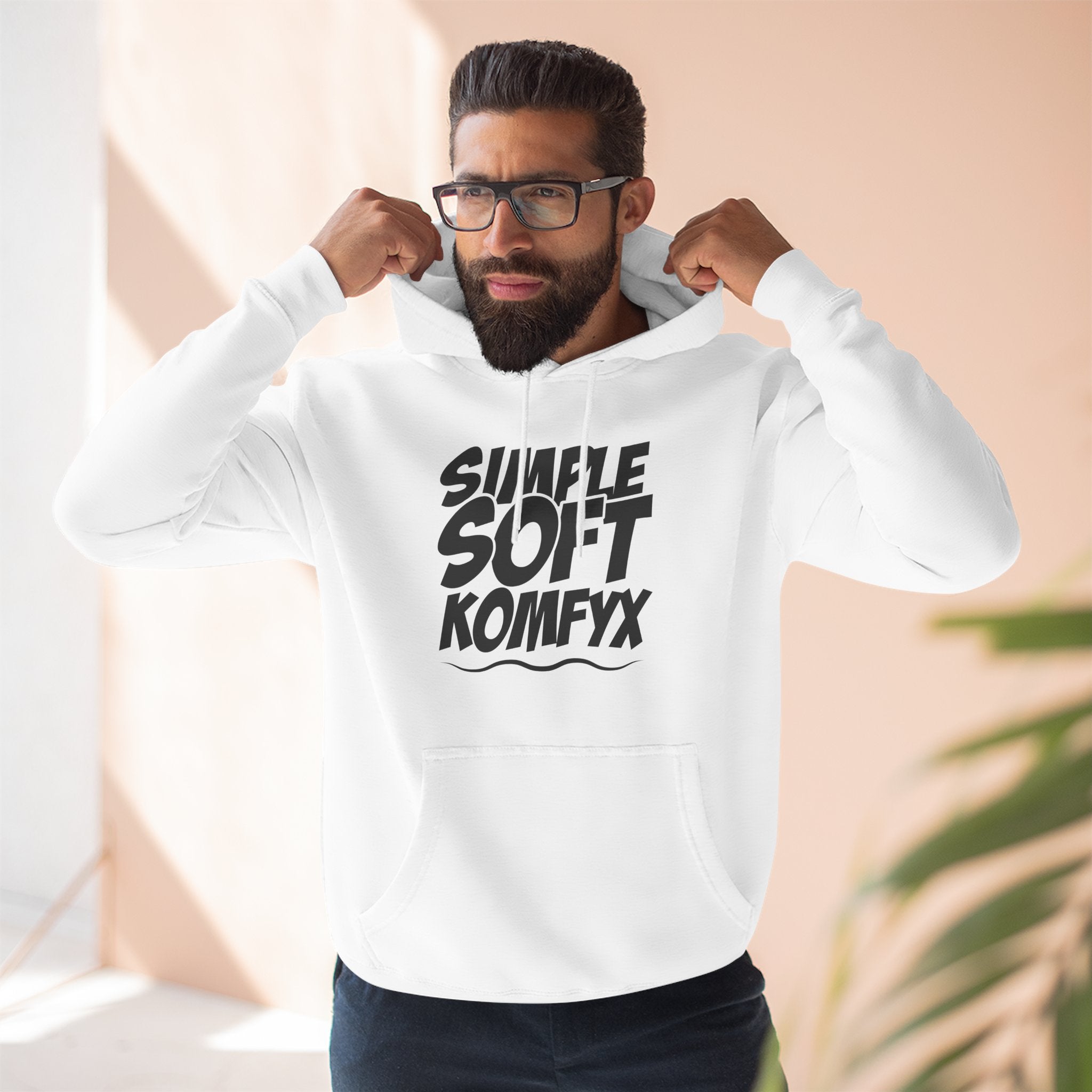 Simple Soft KomfyX - Three-Panel Fleece Hoodie