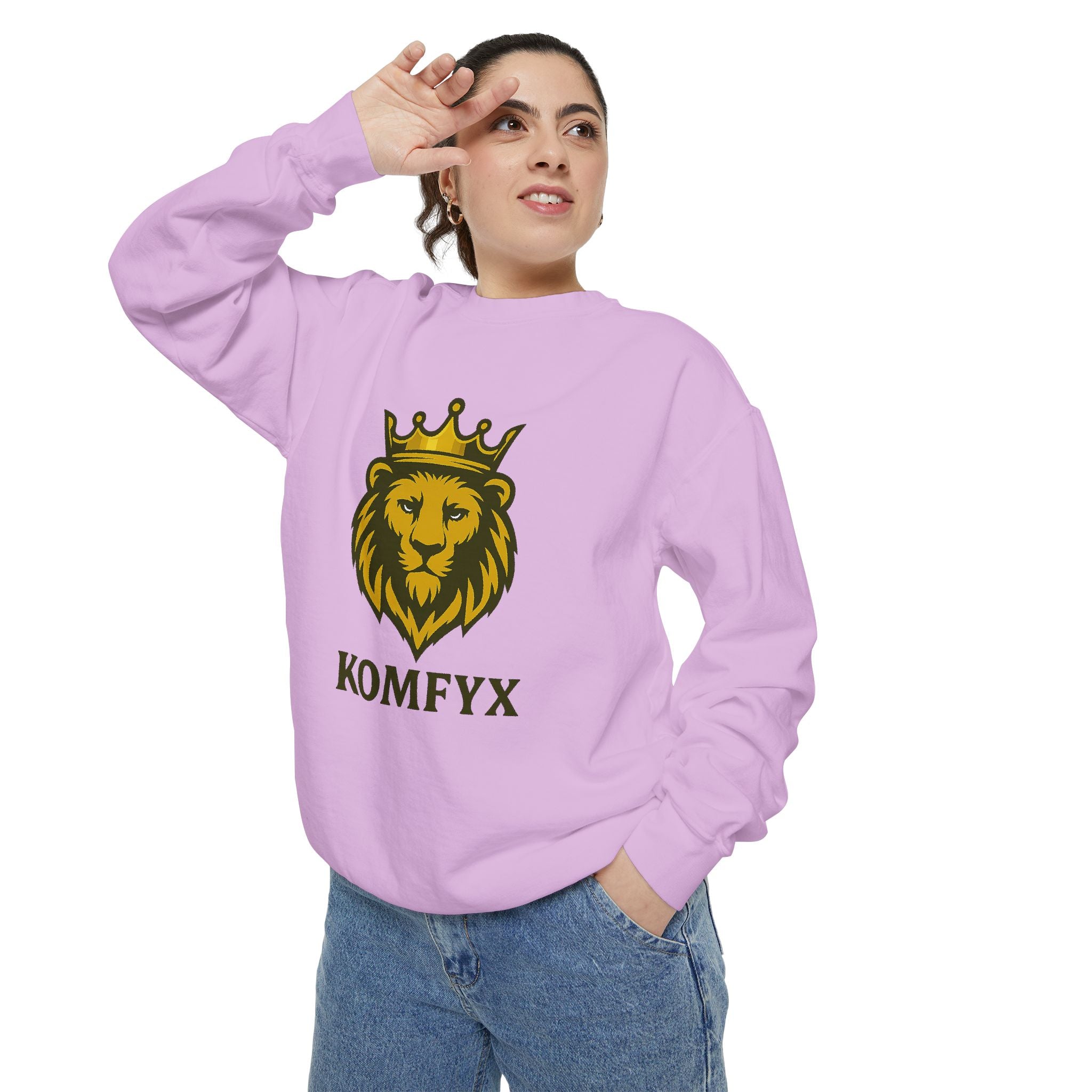 KOMFYX Lion - Garment-Dyed Sweatshirt