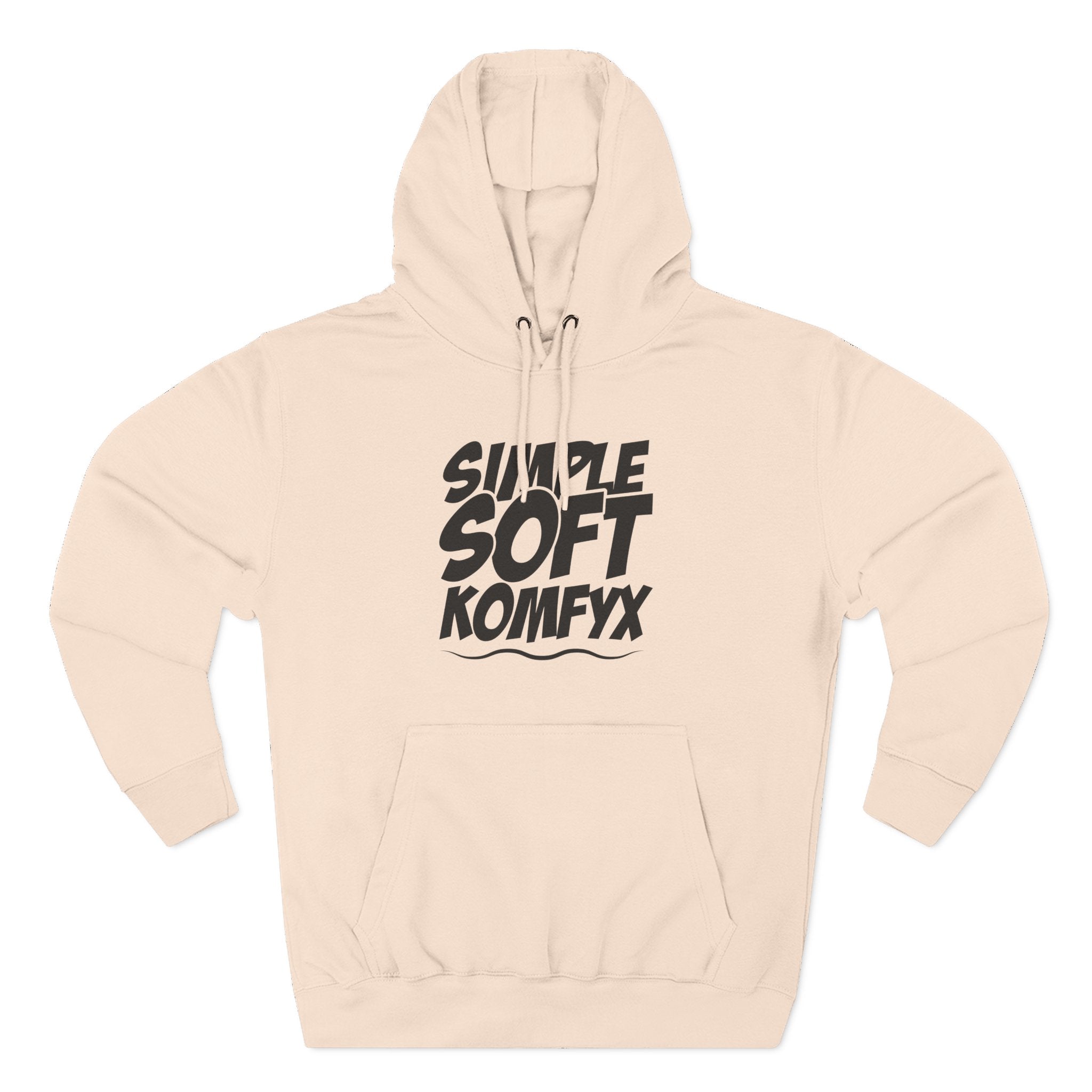 Simple Soft KomfyX - Three-Panel Fleece Hoodie