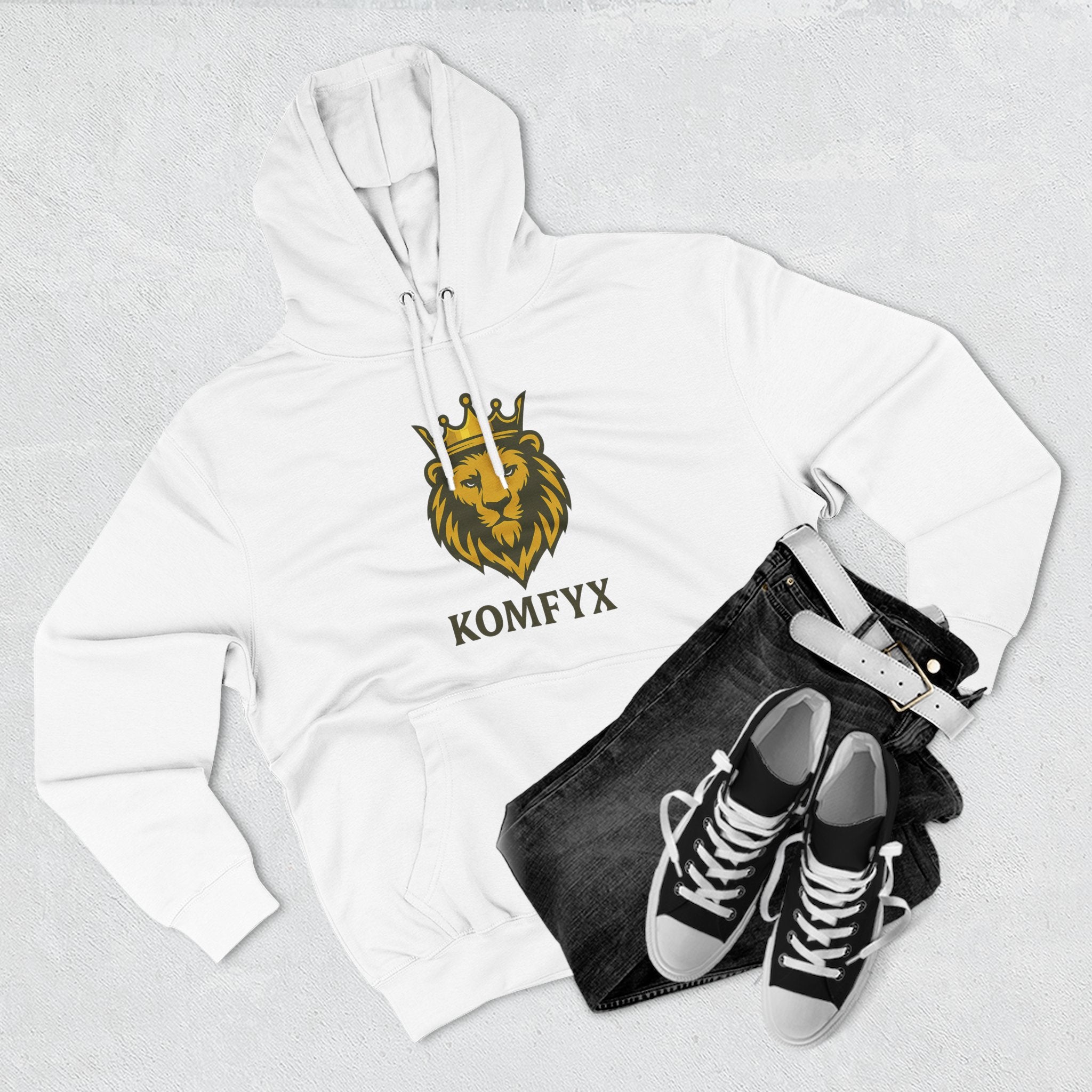 KomfyX - Three-Panel Fleece Hoodie