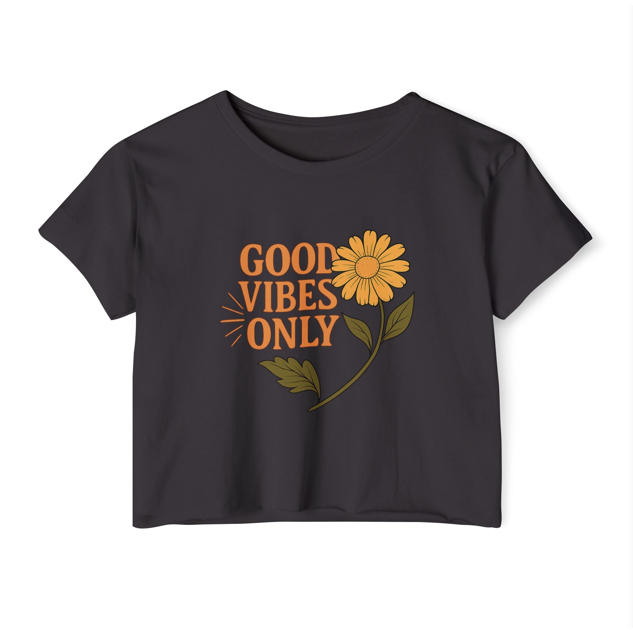 Good Vibes Only - Women's Festival Crop Top