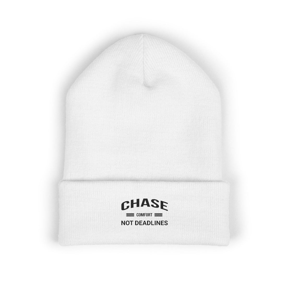Chase Comfort, Not Deadlines - Classic Cuffed Beanie