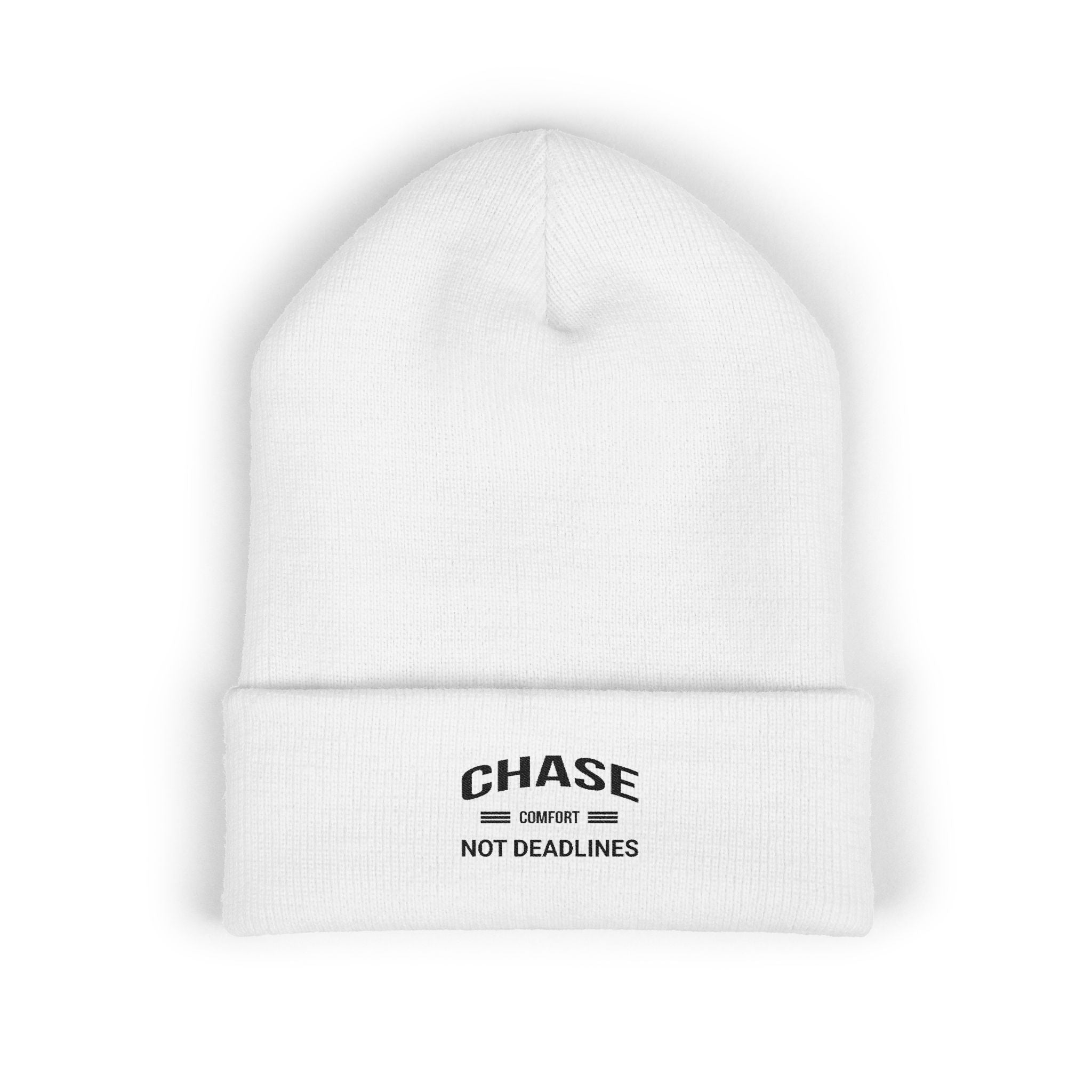 Chase Comfort, Not Deadlines - Classic Cuffed Beanie