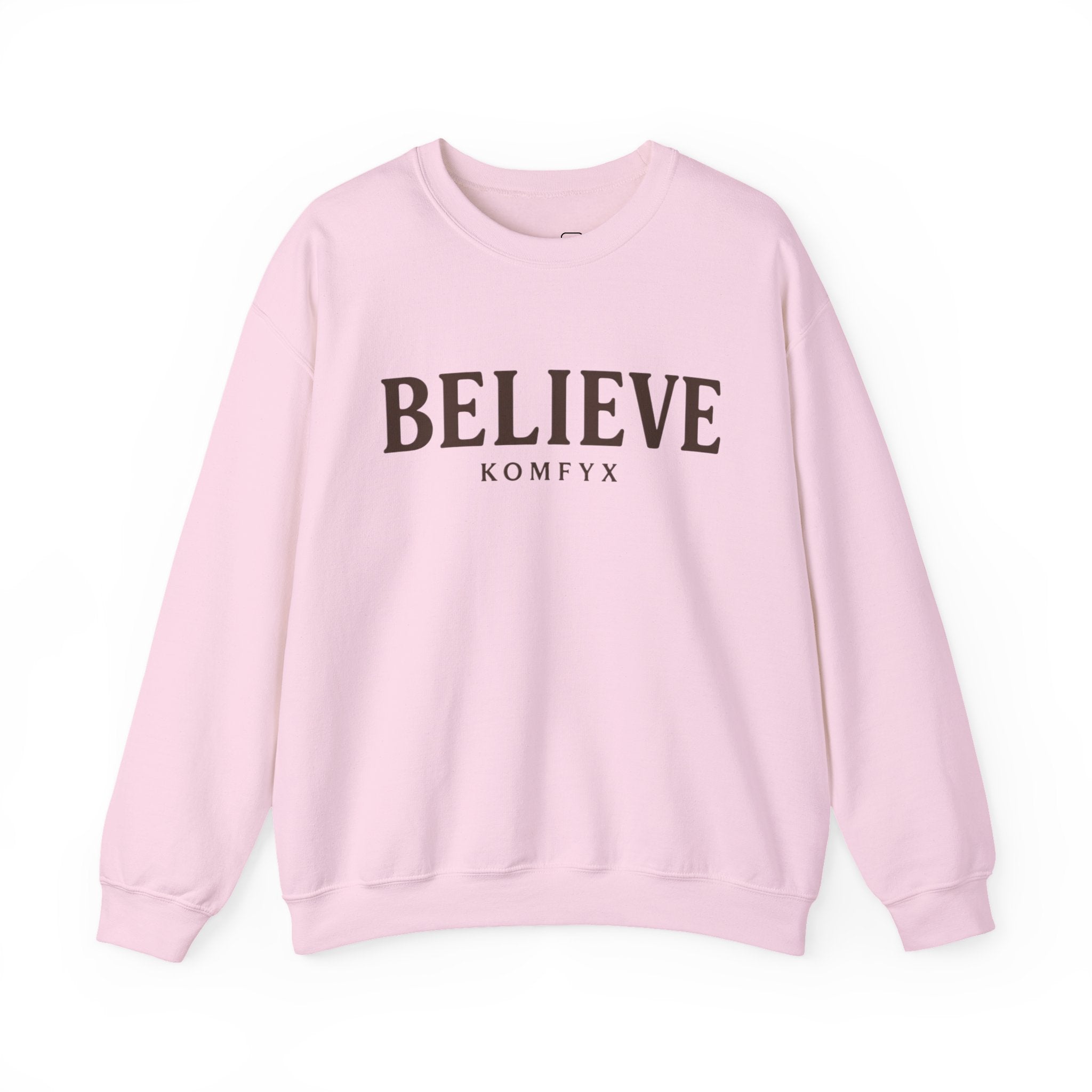 BELIEVE | Unisex Heavy Blend™ Crewneck Sweatshirt by KOMFYX