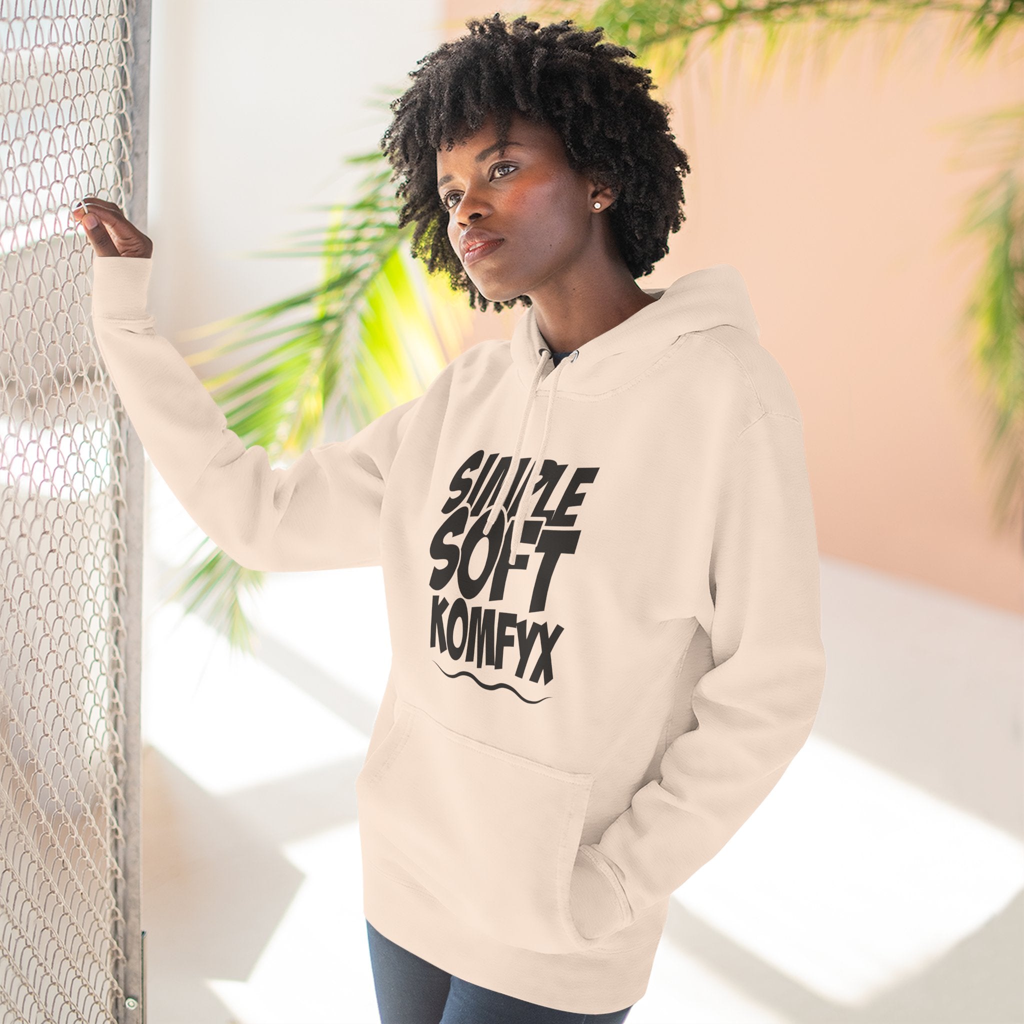Simple Soft KomfyX - Three-Panel Fleece Hoodie