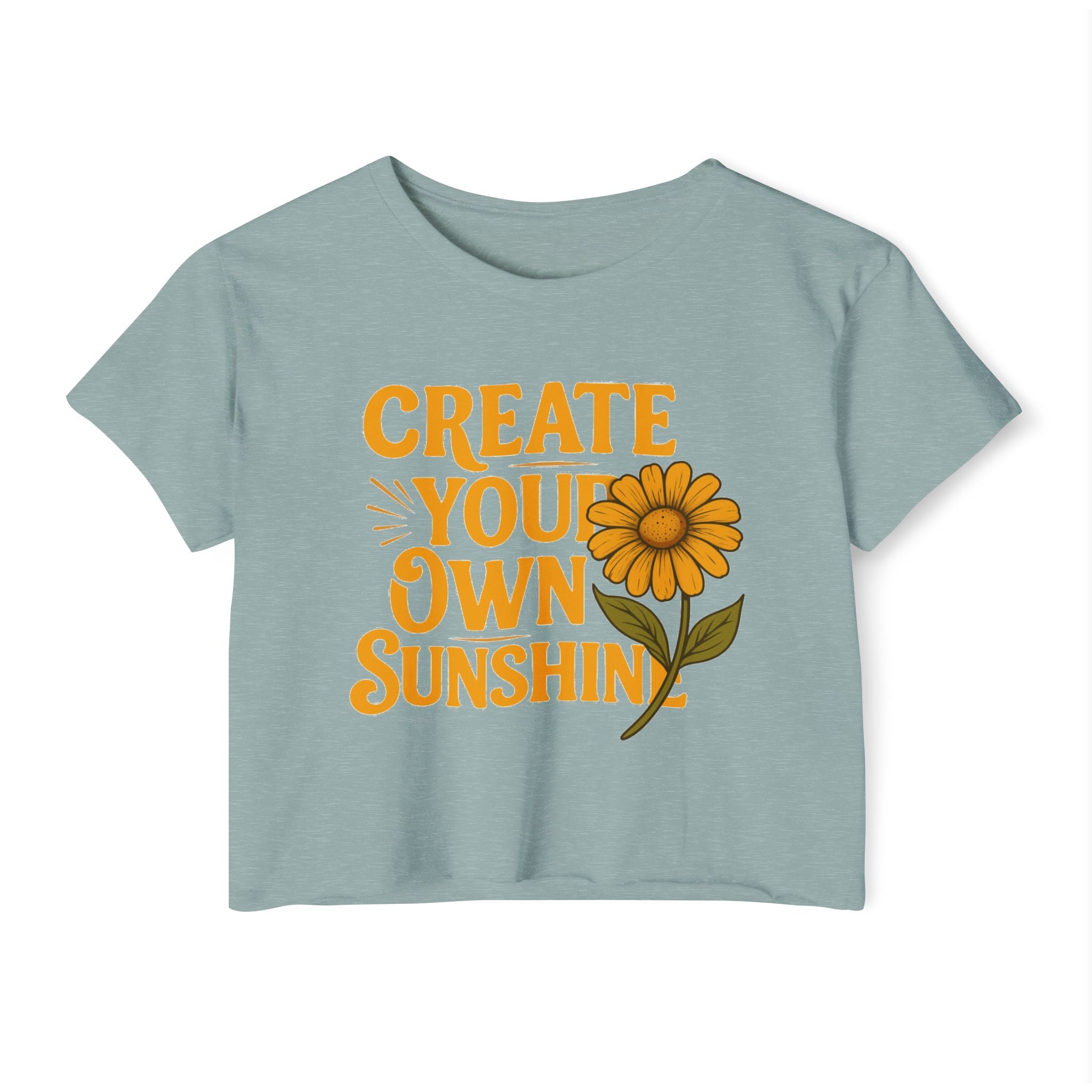 Create Your Own Sunshine - Women's Festival Crop Top