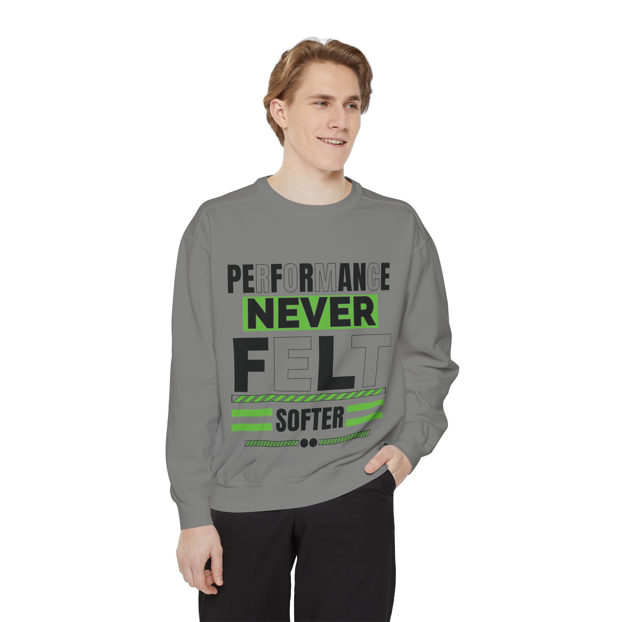 Performance Never Felt Softer - Garment-Dyed Sweatshirt