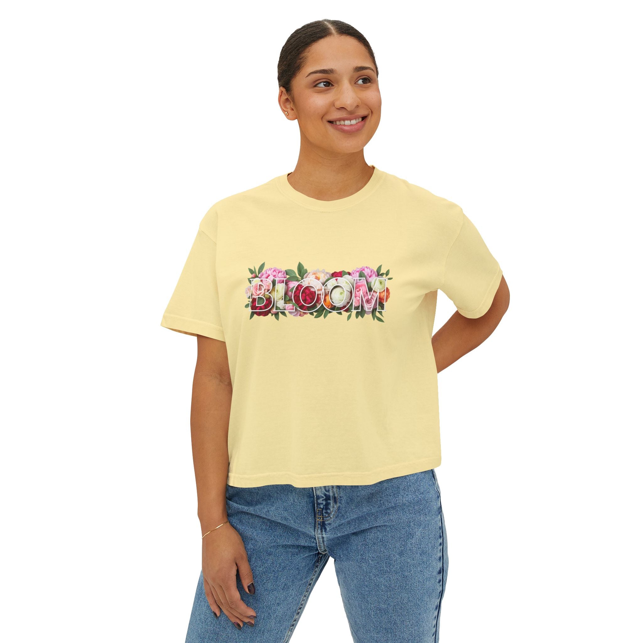 Bloom Floral Boxy Tee