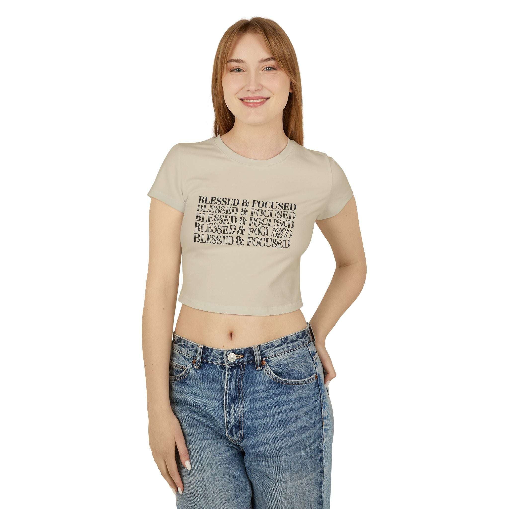 Blessed & Focused - Women's Baby Tee