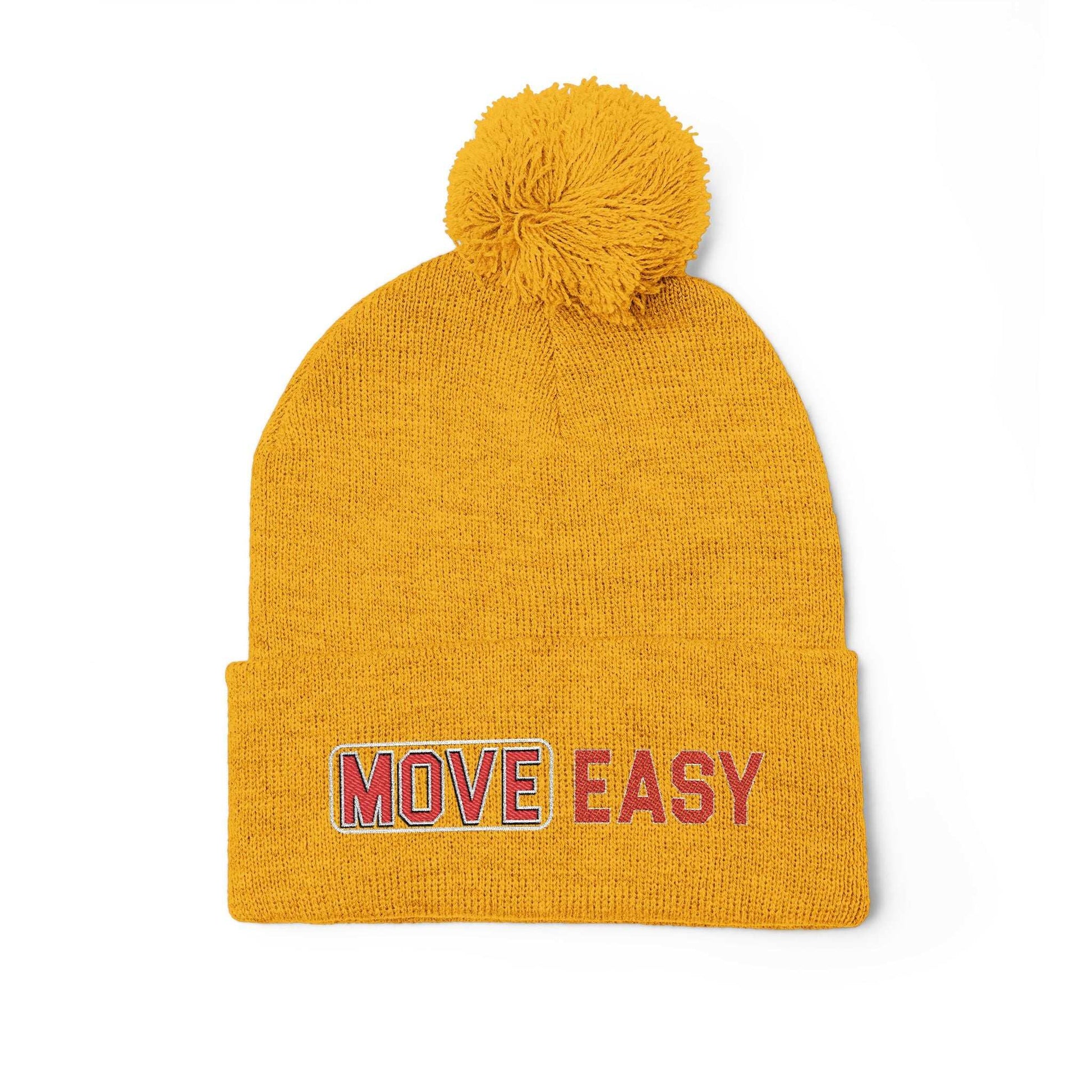 Move Easy - Pom-Pom Knit Cap