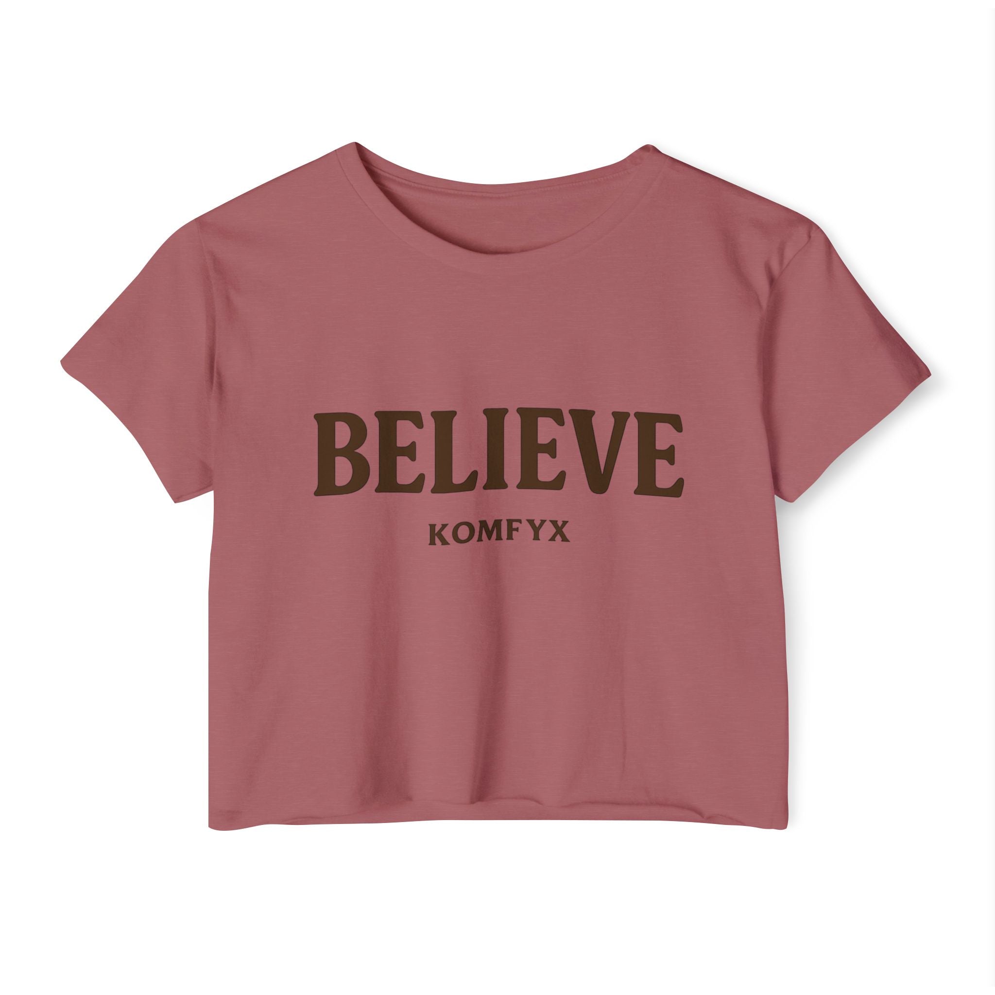 Believe KOMFYX - Women's Festival Crop Top