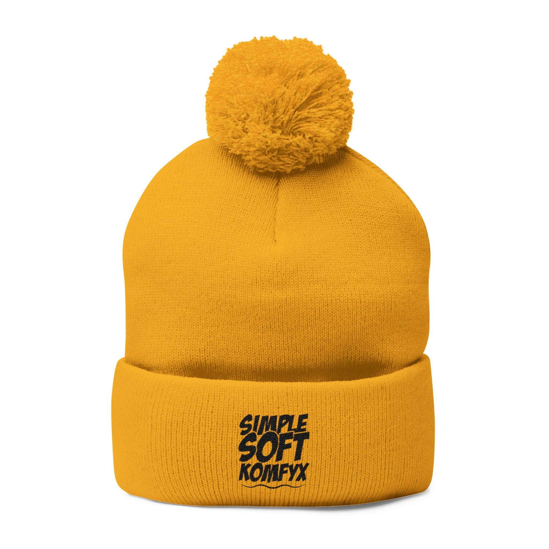 Simple Soft KomfyX - Pom-Pom Knit Cap
