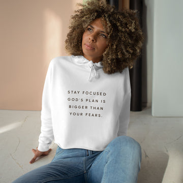 KOMFYX Stay Focused Cropped Hoodie